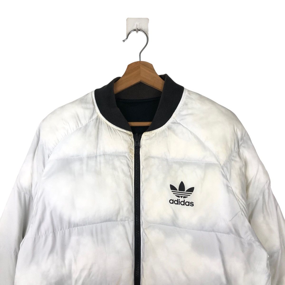 Adidas VINTAGE REVERSIBLE DOWN PUFFER JACKET ADIDAS Size US M / EU 48-50 / 2 - 2 Thumbnail