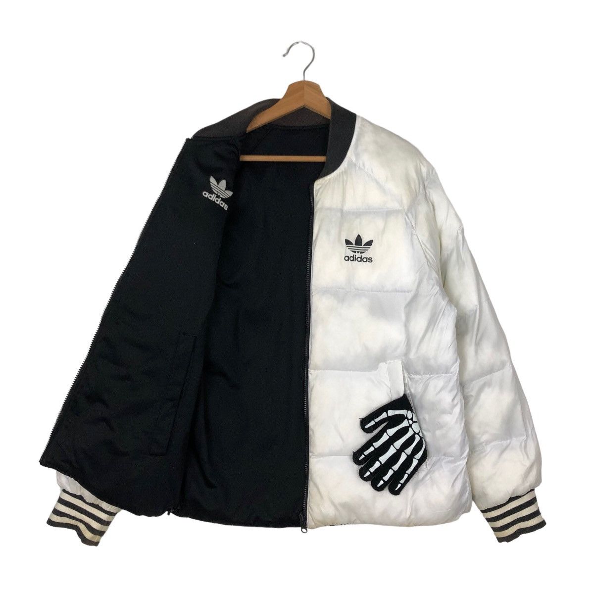 Adidas VINTAGE REVERSIBLE DOWN PUFFER JACKET ADIDAS Size US M / EU 48-50 / 2 - 8 Thumbnail