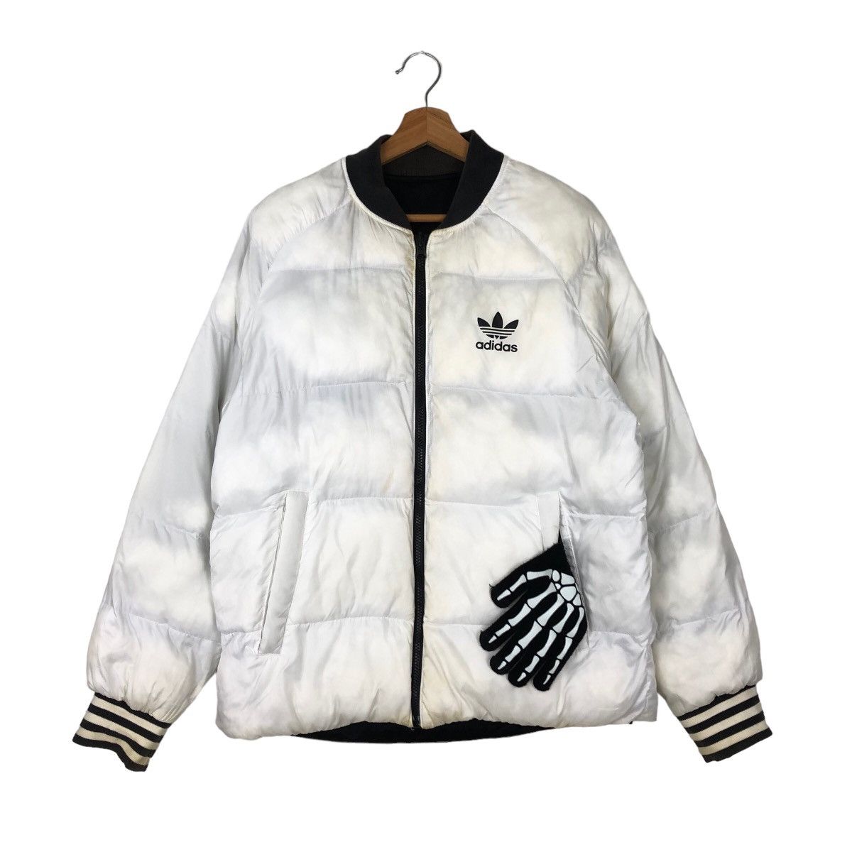 Adidas Vintage VINTAGE REVERSIBLE DOWN PUFFER JACKET ADIDAS Grailed