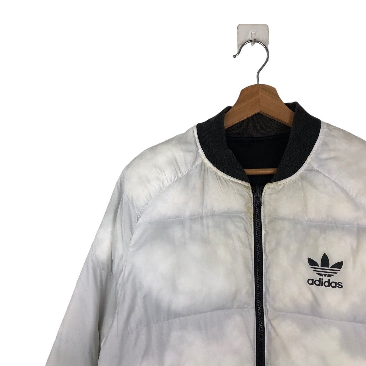 Adidas VINTAGE REVERSIBLE DOWN PUFFER JACKET ADIDAS Size US M / EU 48-50 / 2 - 6 Thumbnail