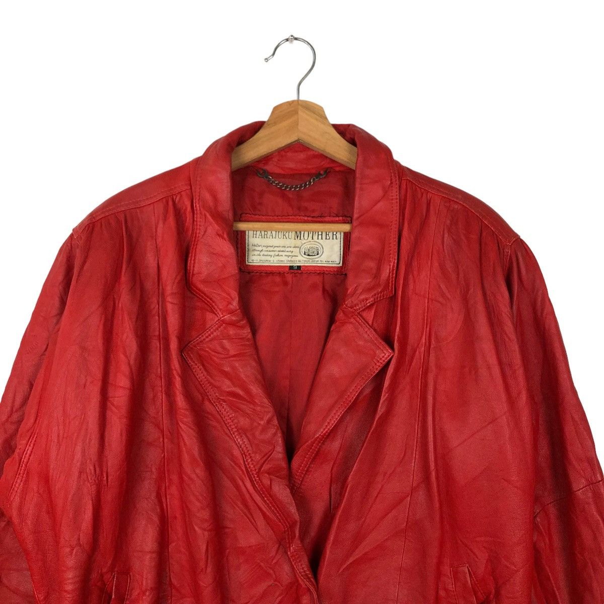 Japanese Brand VINTAGE BOMBER LEATHER JACKET HARAJUKU MOTHER JAPAN MADE Size US M / EU 48-50 / 2 - 2 Thumbnail