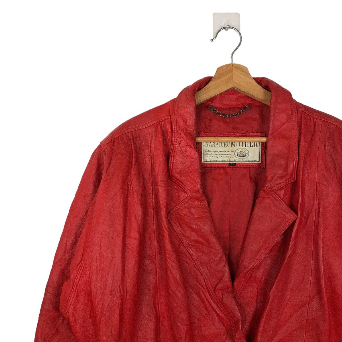 Japanese Brand VINTAGE BOMBER LEATHER JACKET HARAJUKU MOTHER JAPAN MADE Size US M / EU 48-50 / 2 - 6 Thumbnail