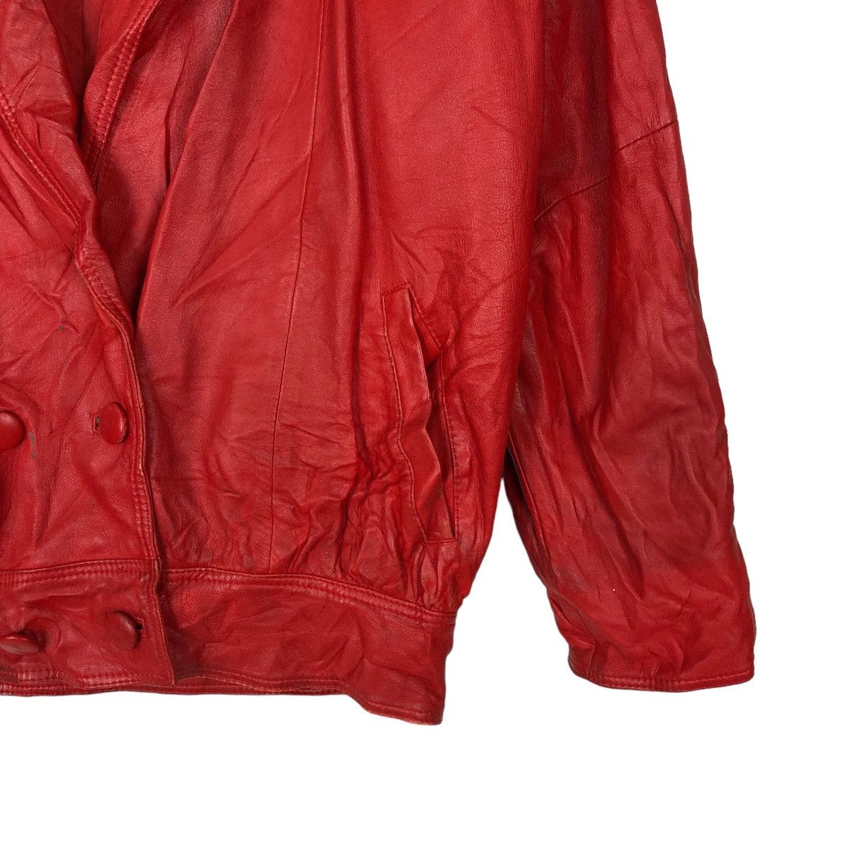 Japanese Brand VINTAGE BOMBER LEATHER JACKET HARAJUKU MOTHER JAPAN MADE Size US M / EU 48-50 / 2 - 4 Thumbnail