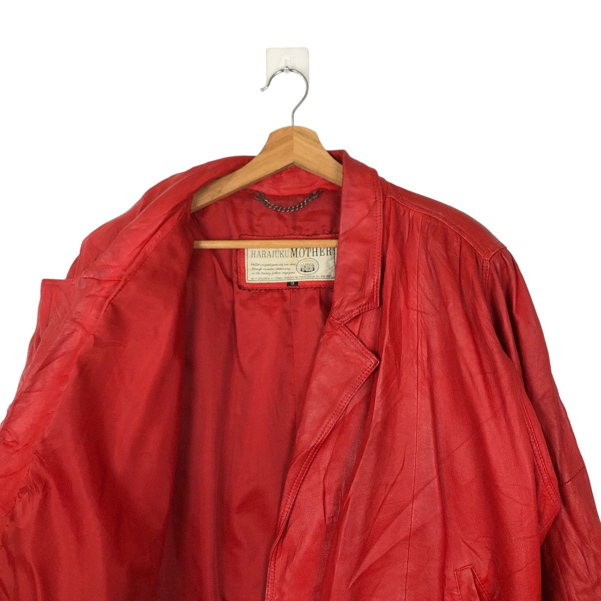 Japanese Brand VINTAGE BOMBER LEATHER JACKET HARAJUKU MOTHER JAPAN MADE Size US M / EU 48-50 / 2 - 9 Thumbnail