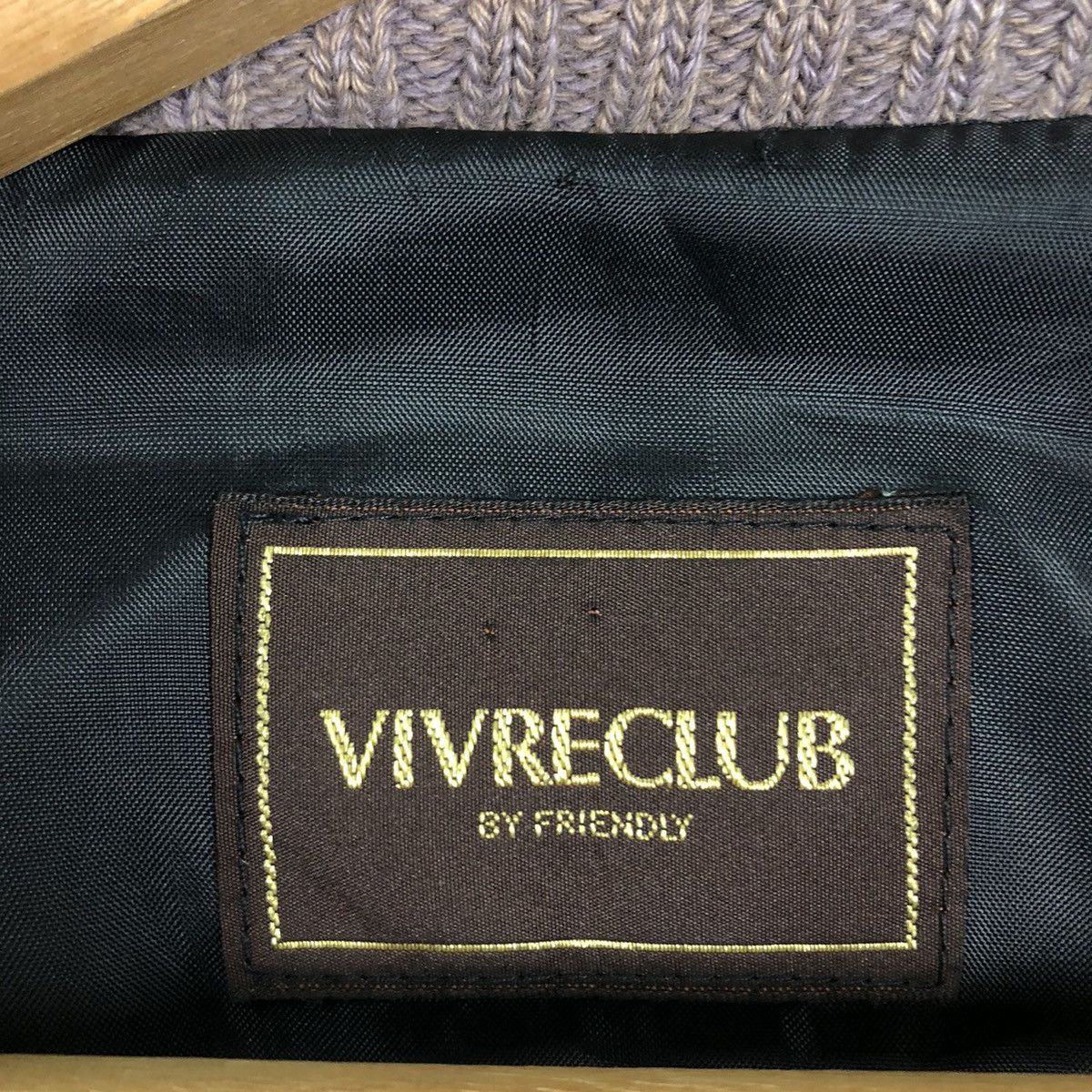 Japanese Brand VINTAGE KNIT VIVRECLUB BOMBER JACKET JAPAN ISSEY MIYAKE Size US L / EU 52-54 / 3 - 13 Thumbnail