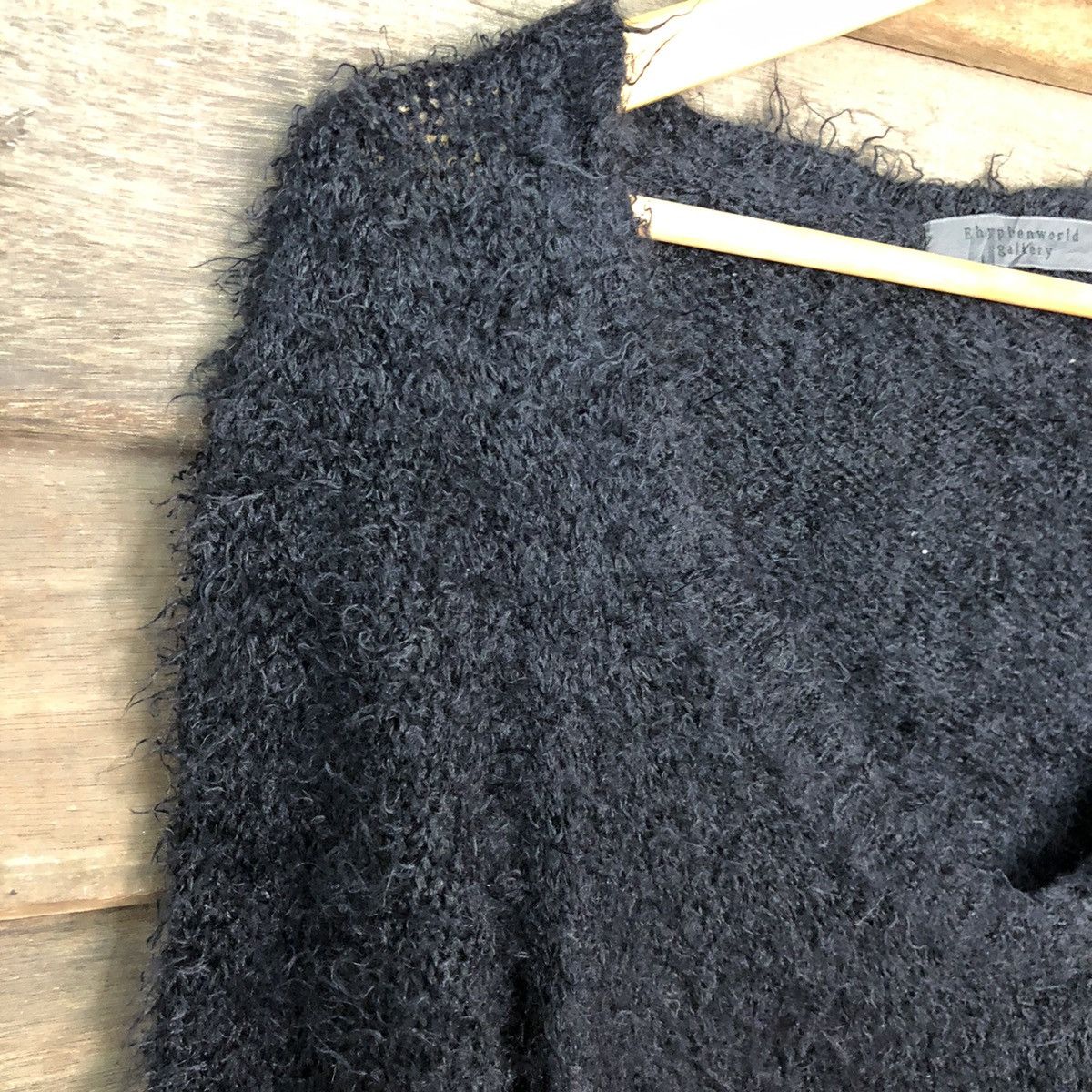 Homespun Knitwear × Japanese Brand Hypen World Gallery Shag Shaggy Fur Mohair Knitwear #6976 Size US M / EU 48-50 / 2 - 6 Thumbnail