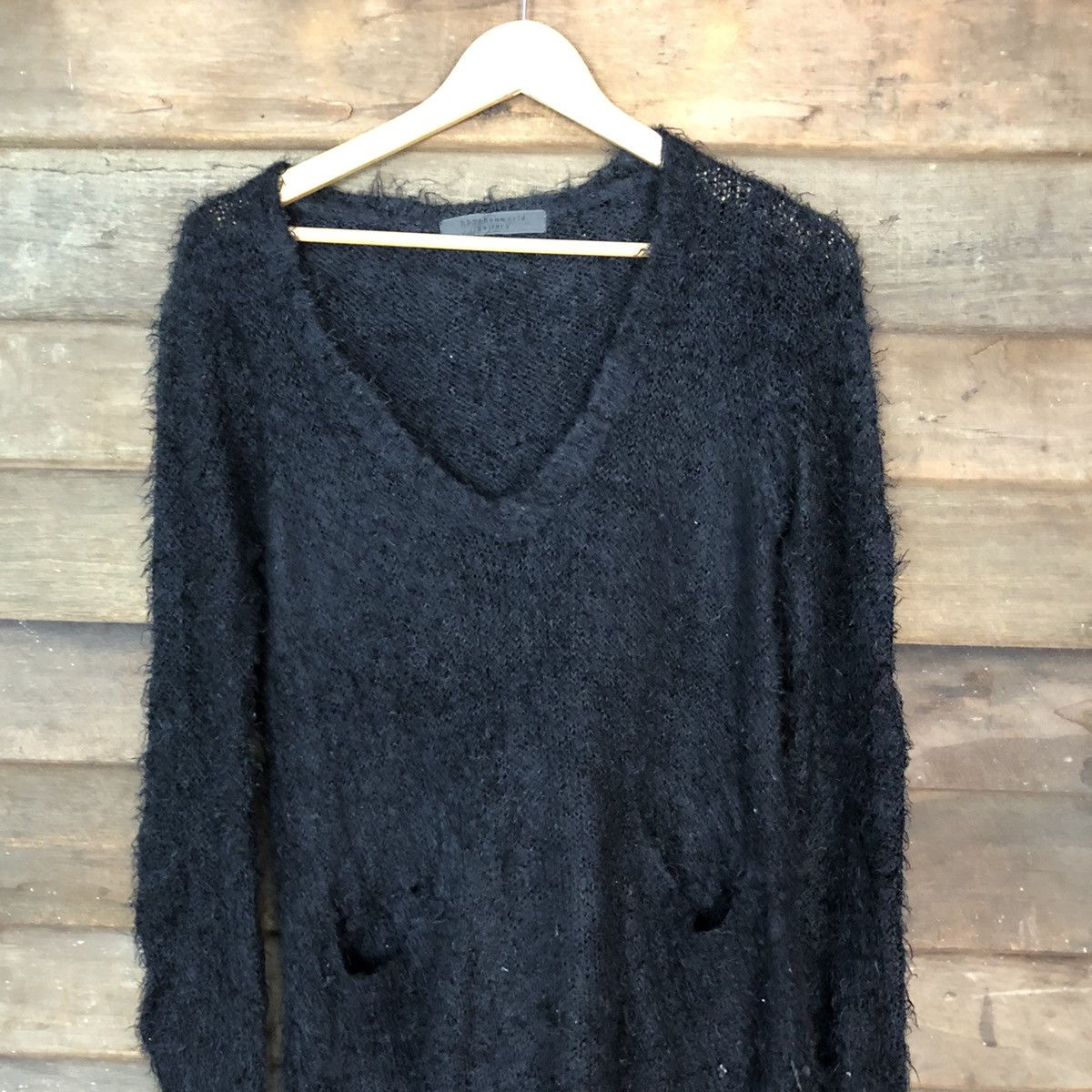 Homespun Knitwear × Japanese Brand Hypen World Gallery Shag Shaggy Fur Mohair Knitwear #6976 Size US M / EU 48-50 / 2 - 2 Thumbnail