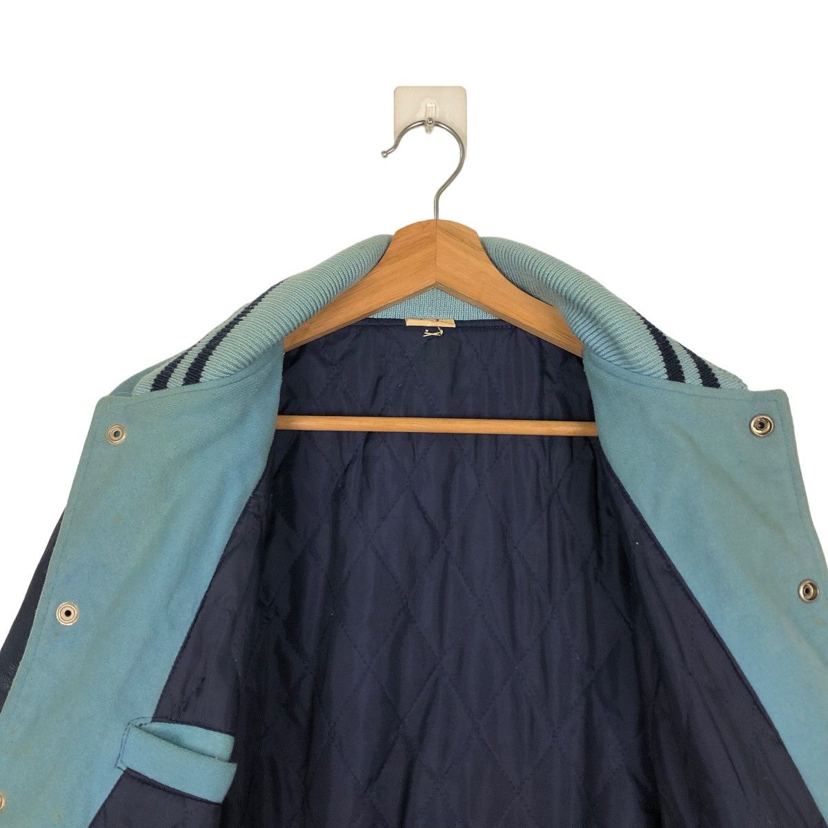 Japanese Brand VINTAGE VARSITY JACKET VILLAGE STONE LEATHER USA MADE Size US M / EU 48-50 / 2 - 10 Thumbnail
