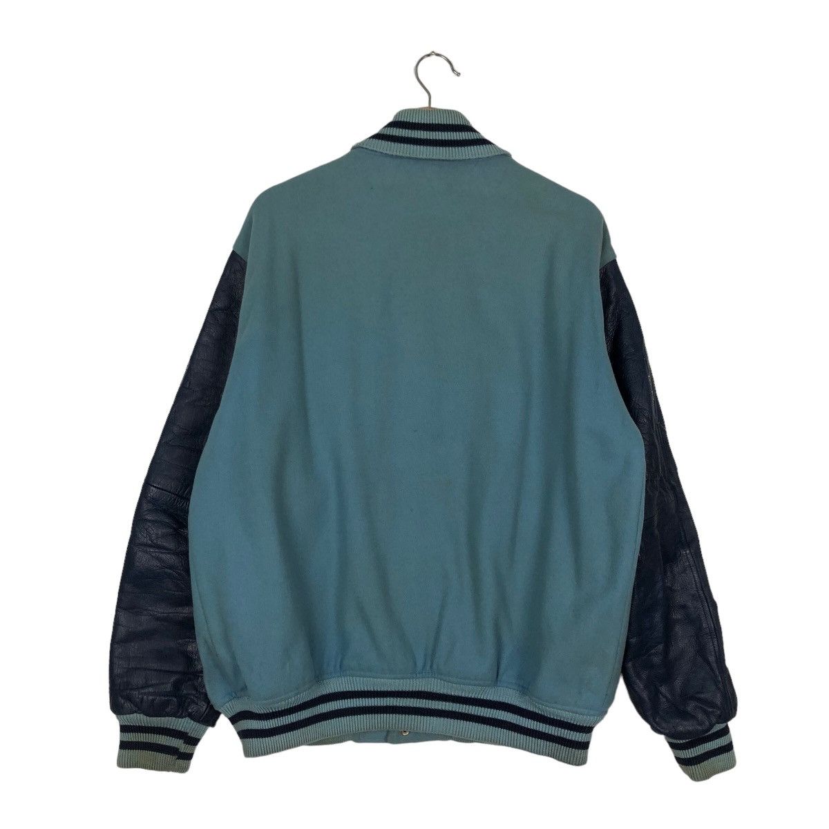Japanese Brand VINTAGE VARSITY JACKET VILLAGE STONE LEATHER USA MADE Size US M / EU 48-50 / 2 - 7 Thumbnail