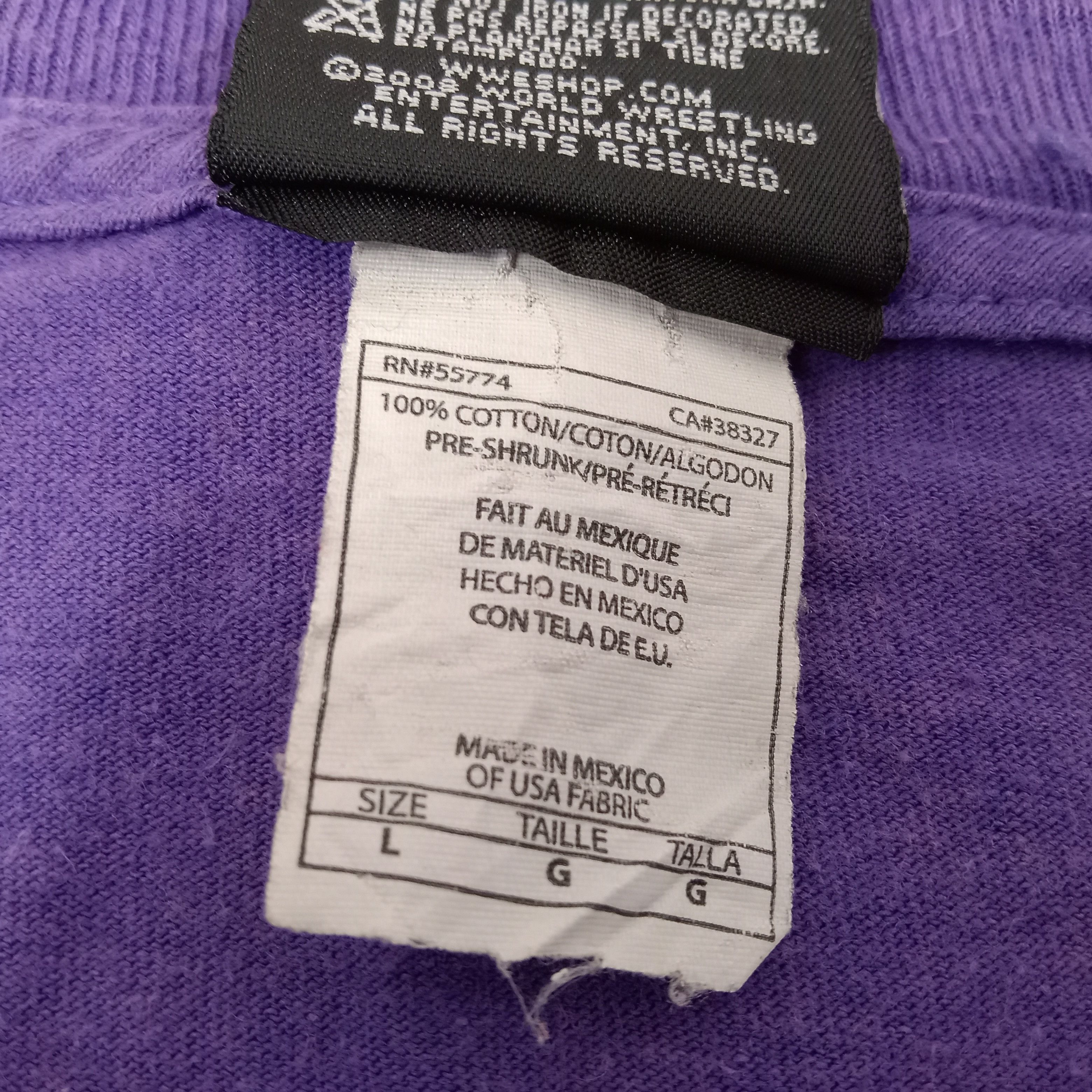 Vintage × WWE WWE Undertaker Wrestling Entertainment Vintage Tshirt Size US L / EU 52-54 / 3 - 8 Thumbnail