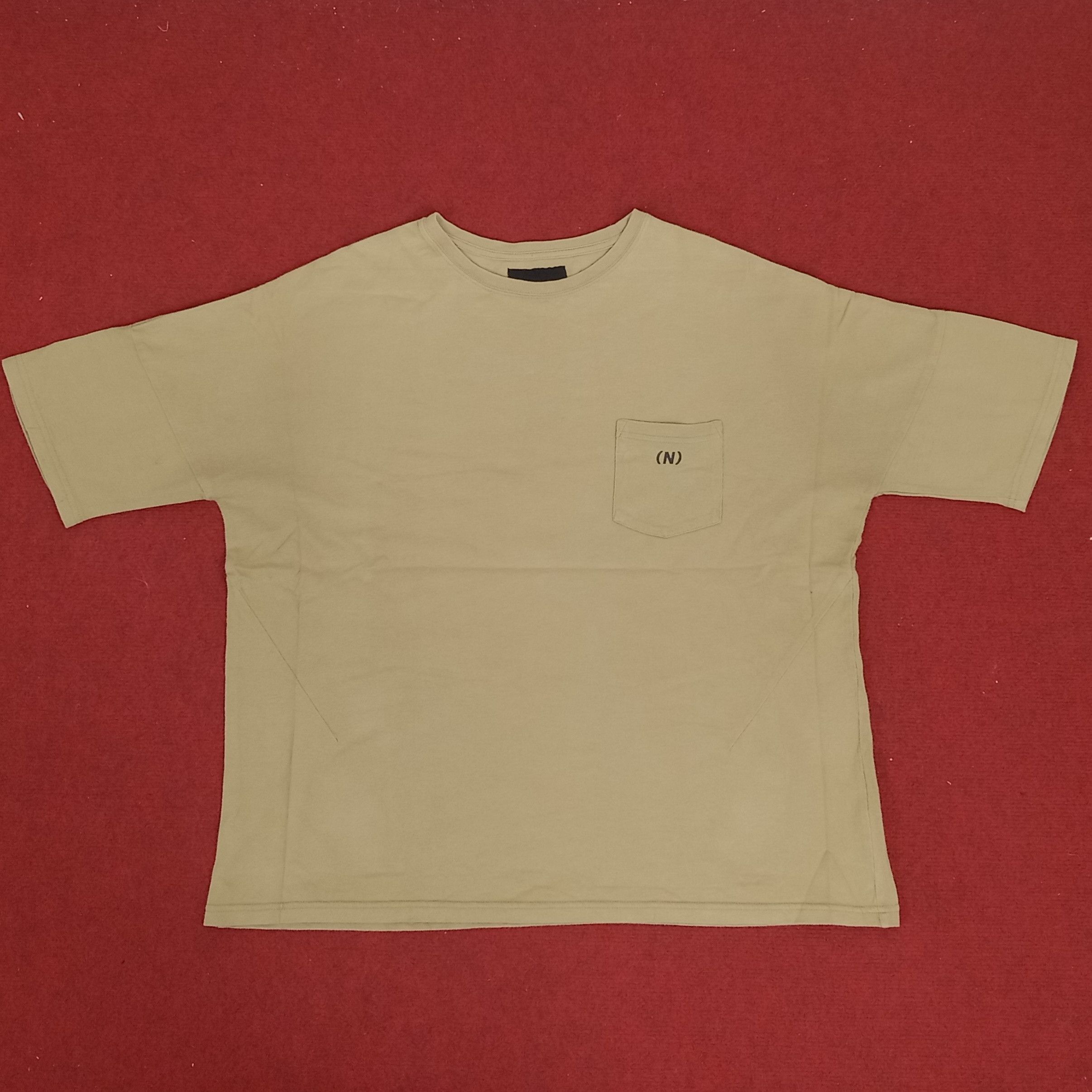 Japanese Brand × Number (N)ine × Vintage Number Nine Japanese Brand Spell Out Design Tshirt Size US XL / EU 56 / 4 - 2 Thumbnail