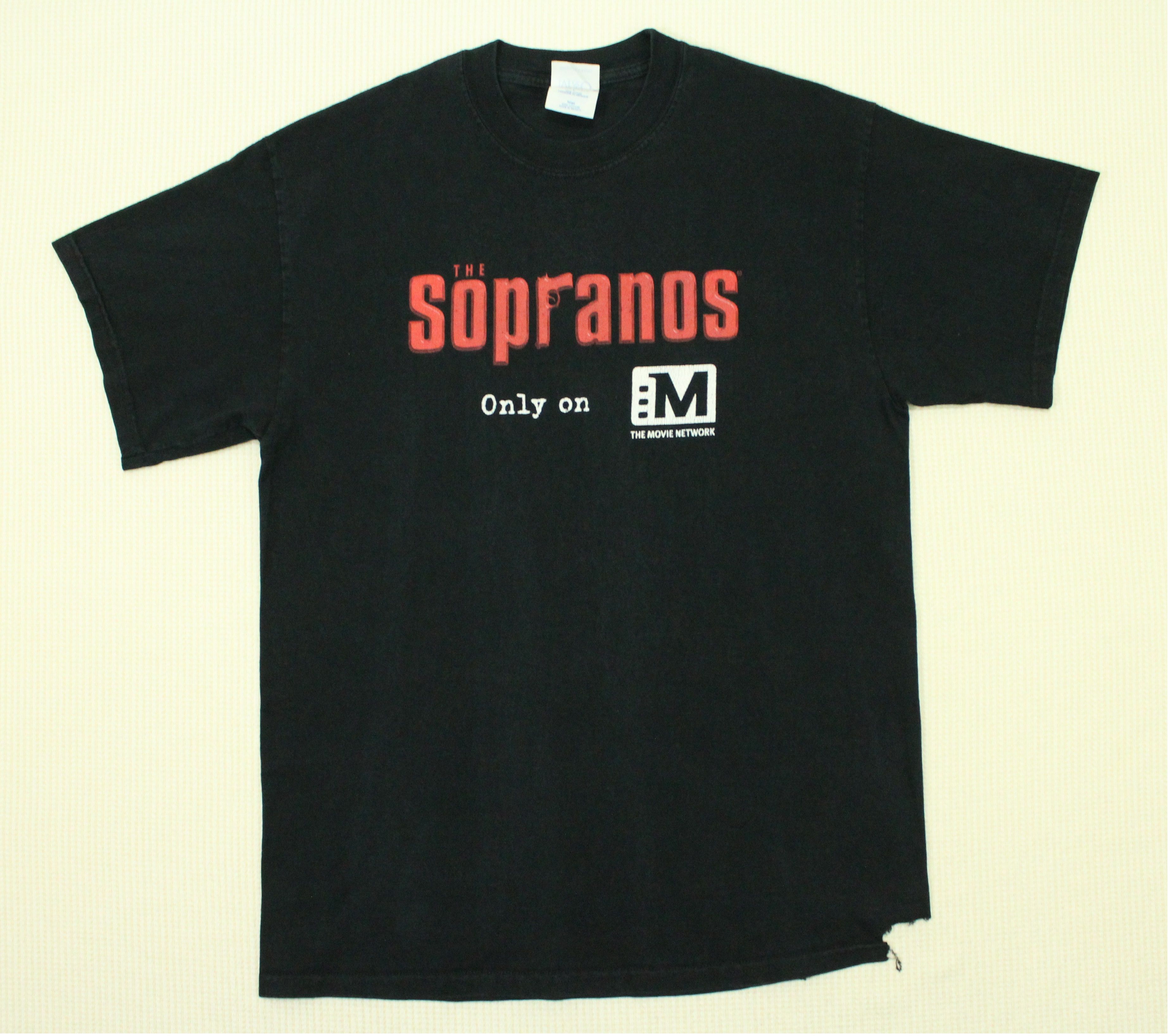 Vintage Vintage THE SOPRANOS T Shirt Movie Distressed Tear Size US L / EU 52-54 / 3 - 3 Thumbnail