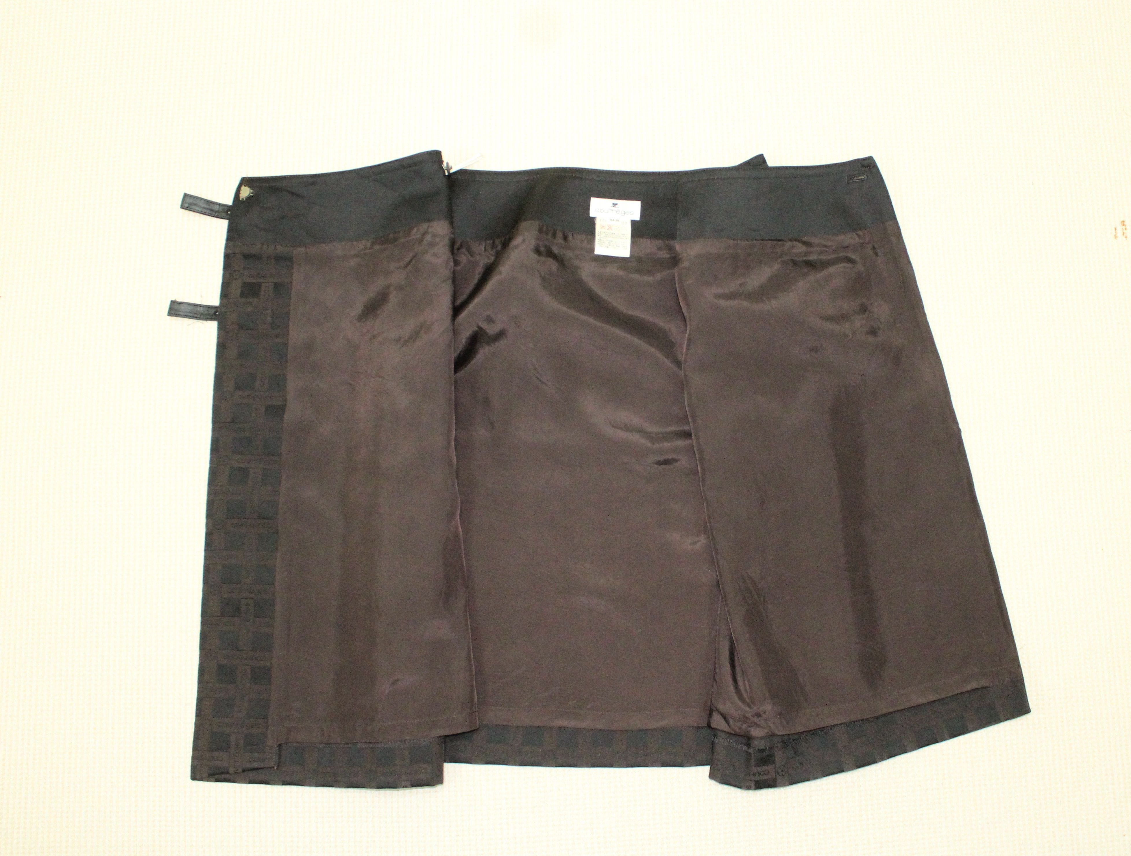 Courreges COURREGES Skirt Monogram Logo Size 26" / US 2 / IT 38 - 7 Thumbnail