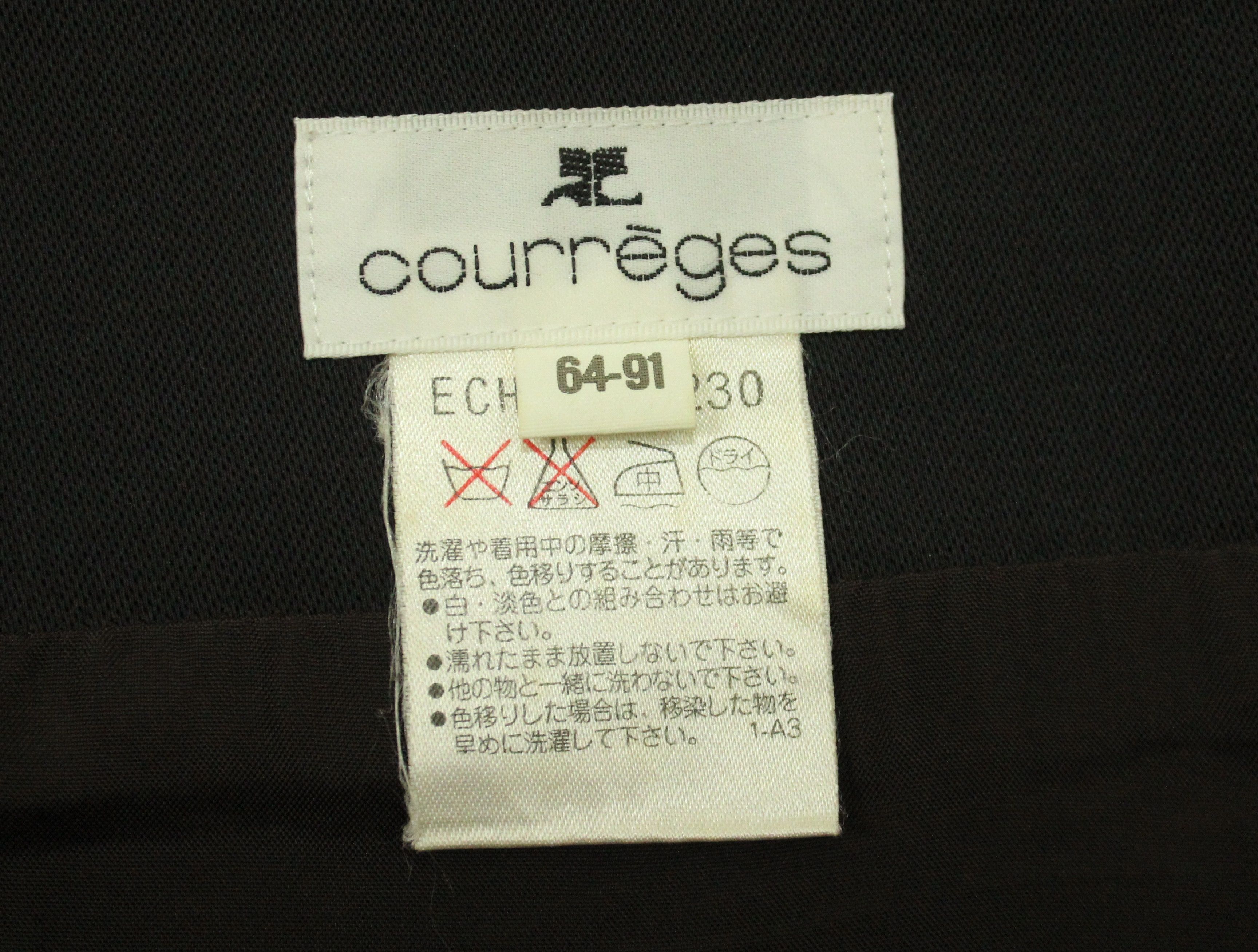 Courreges COURREGES Skirt Monogram Logo Size 26" / US 2 / IT 38 - 8 Thumbnail