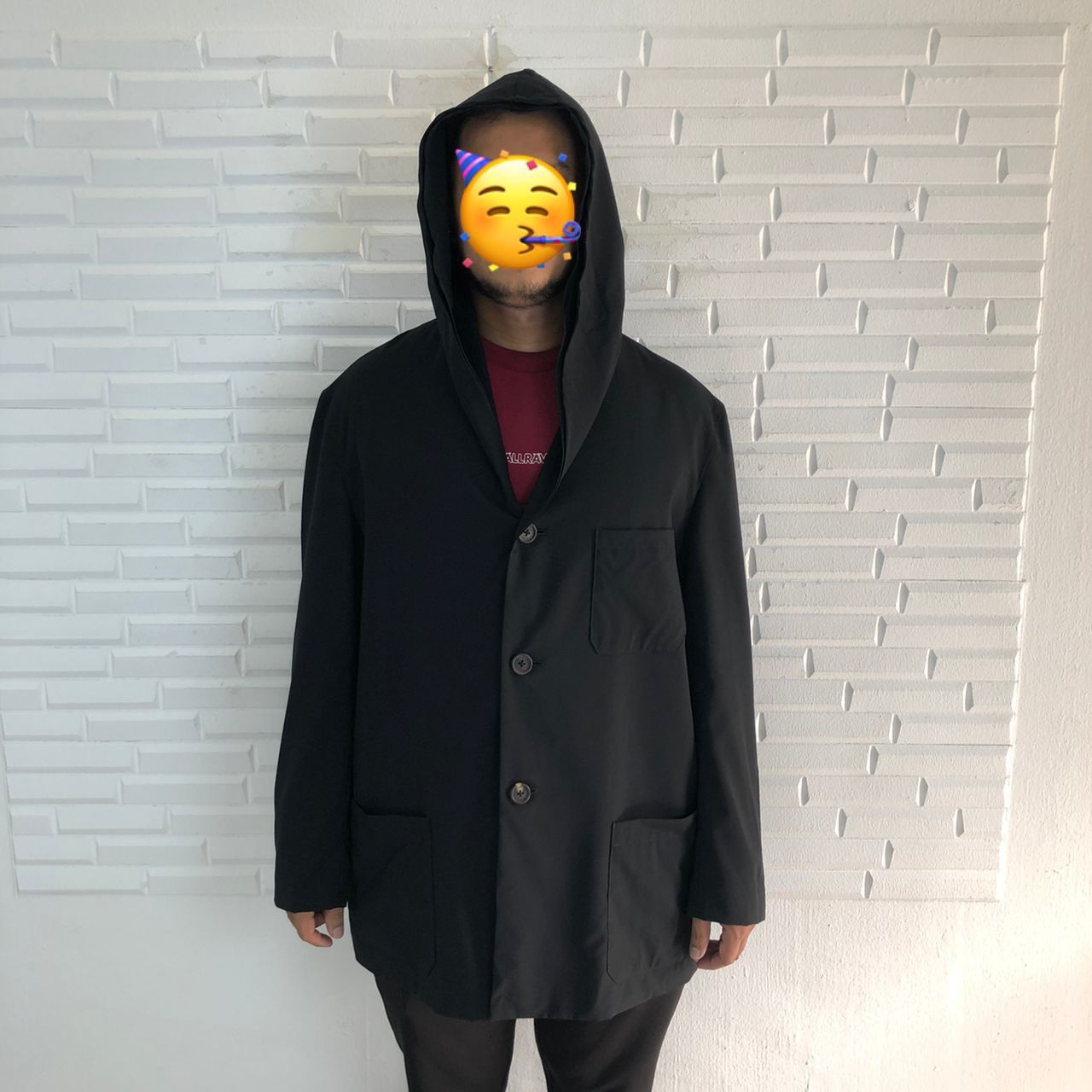 Yohji Yamamoto YS FOR MEN BY YOHJI YAMAMOTO HOODIE LIGHT JACKET Size US L / EU 52-54 / 3 - 8 Thumbnail