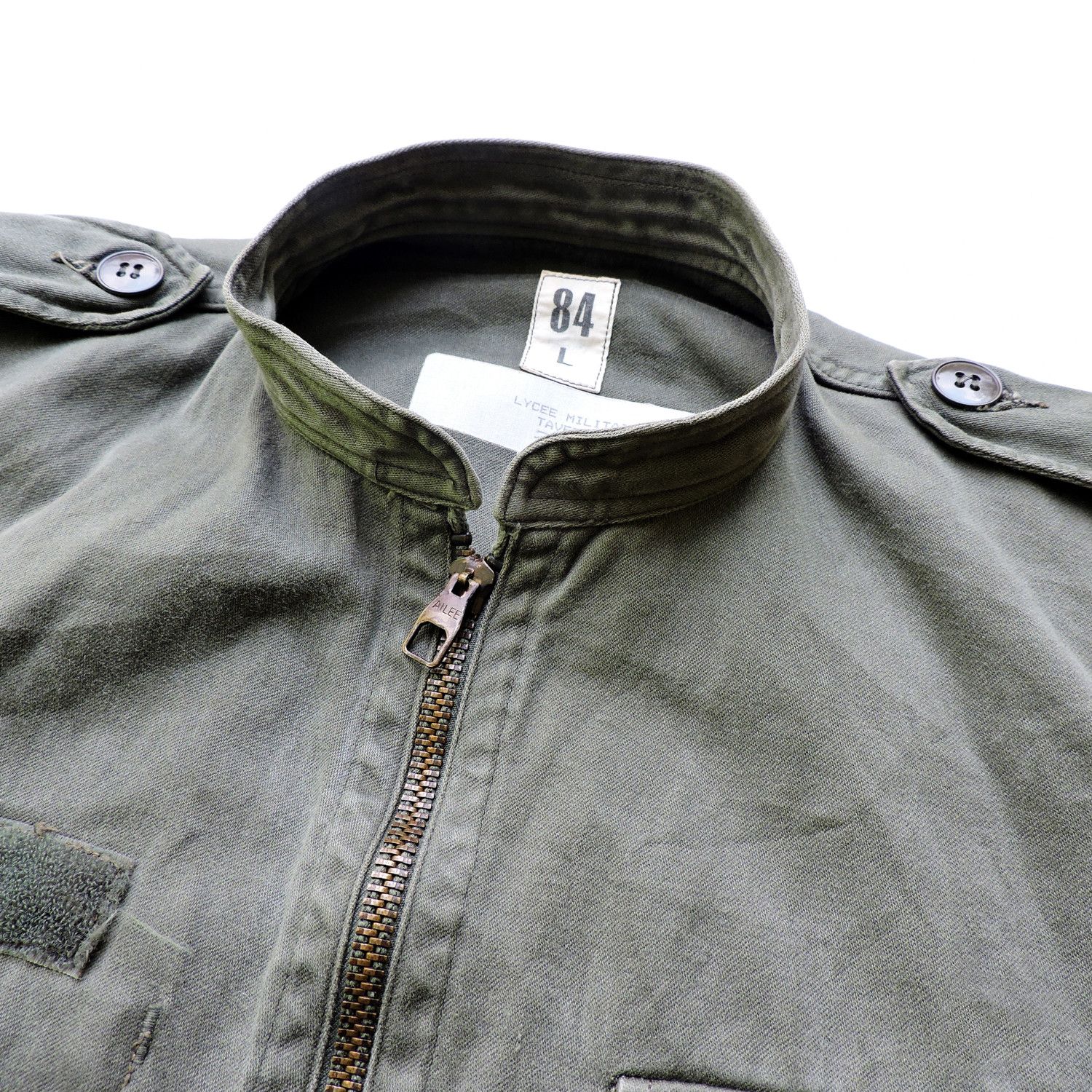Vintage 70's Guy Leroy Lycee Militaire Tavet France Military Jacket Size US M / EU 48-50 / 2 - 7 Thumbnail