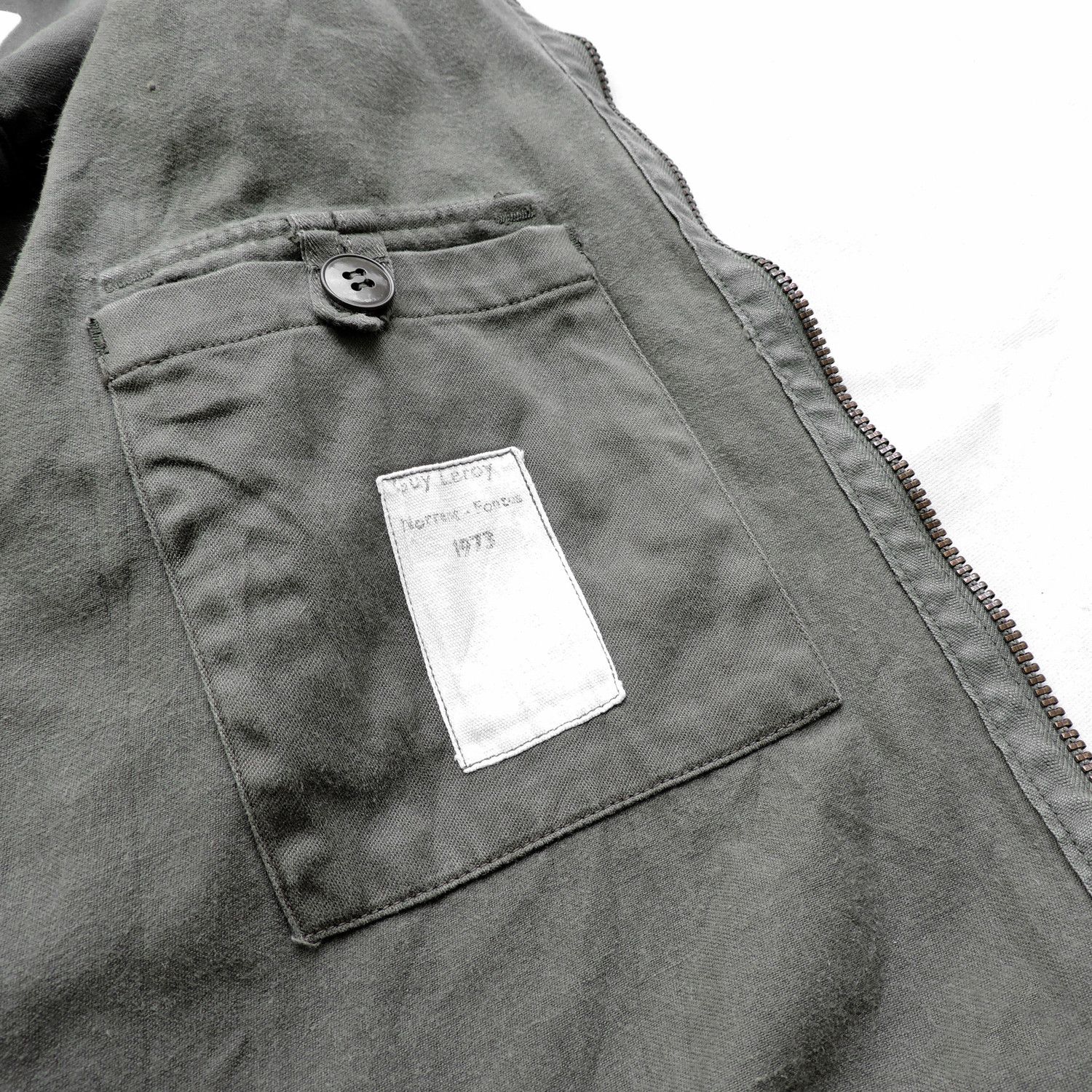 Vintage 70's Guy Leroy Lycee Militaire Tavet France Military Jacket Size US M / EU 48-50 / 2 - 11 Thumbnail