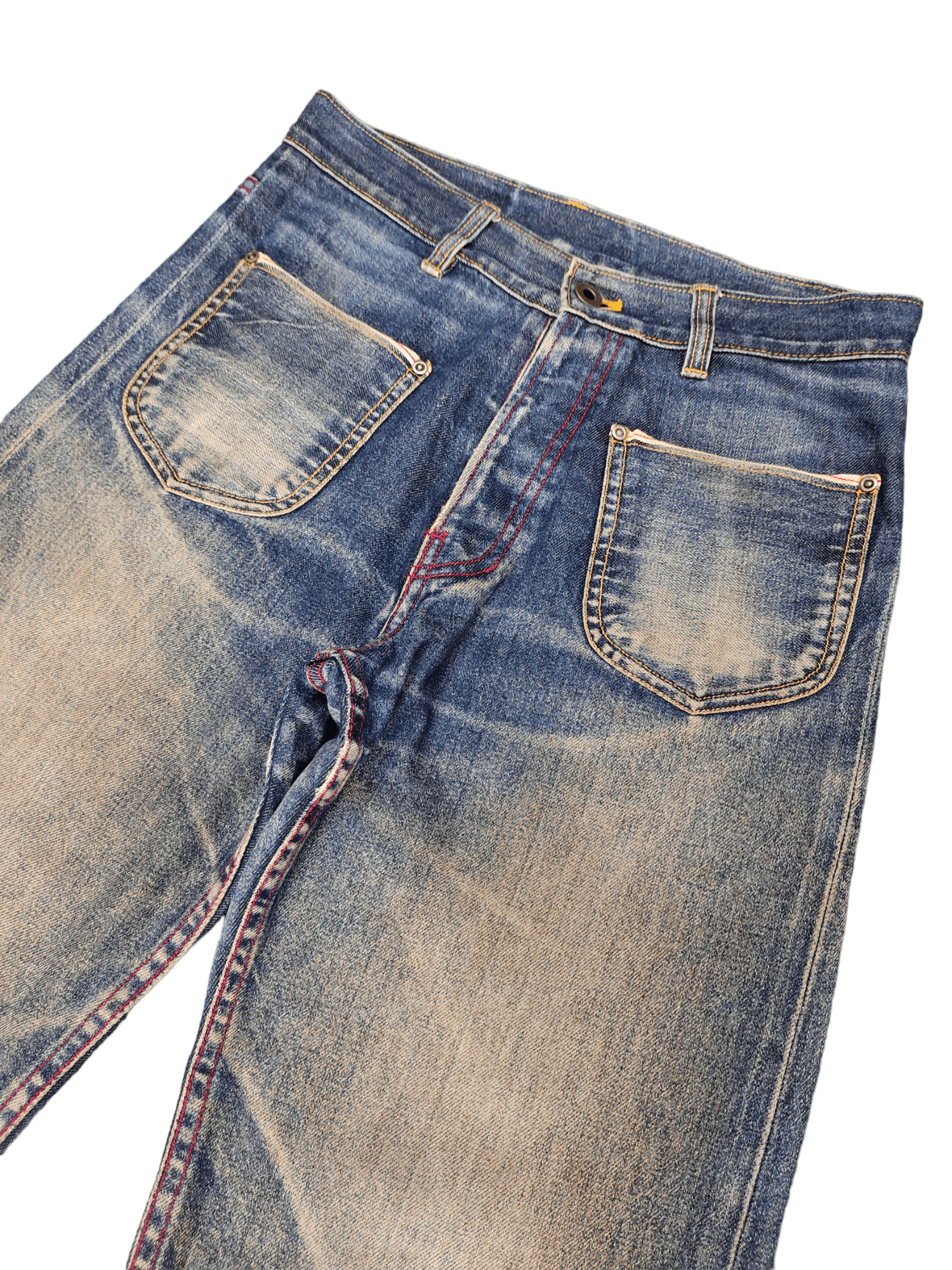 Kapital Changing Times Reversible Selvedge Denim Relaxed Orslow Size US 29 - 2 Thumbnail