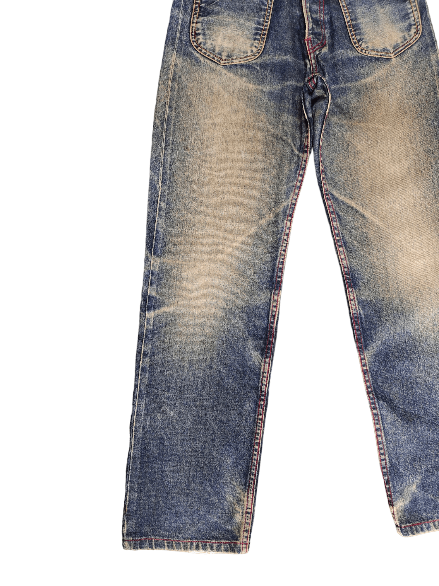 Kapital Changing Times Reversible Selvedge Denim Relaxed Orslow Size US 29 - 8 Thumbnail