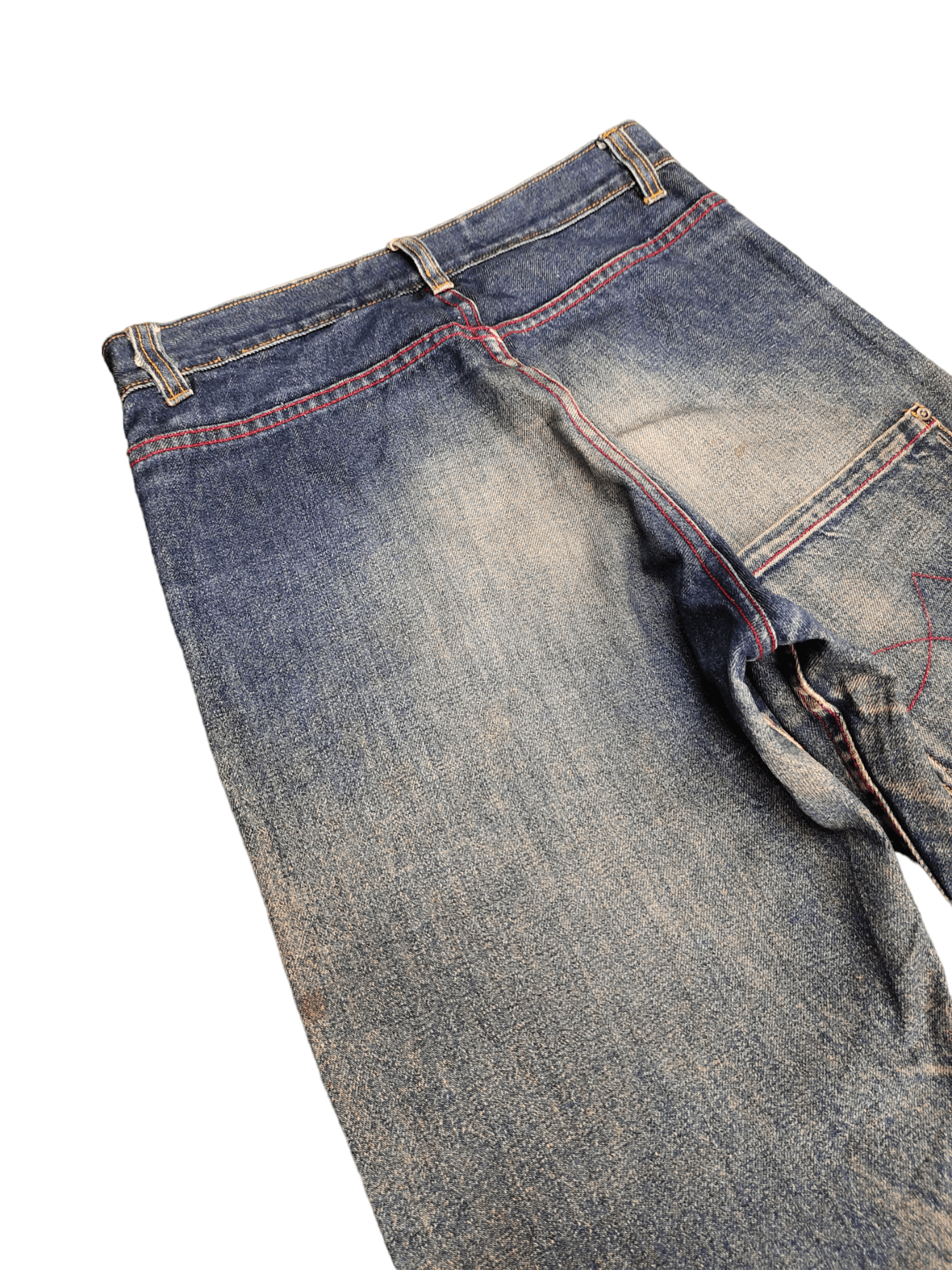 Kapital Changing Times Reversible Selvedge Denim Relaxed Orslow Size US 29 - 11 Thumbnail