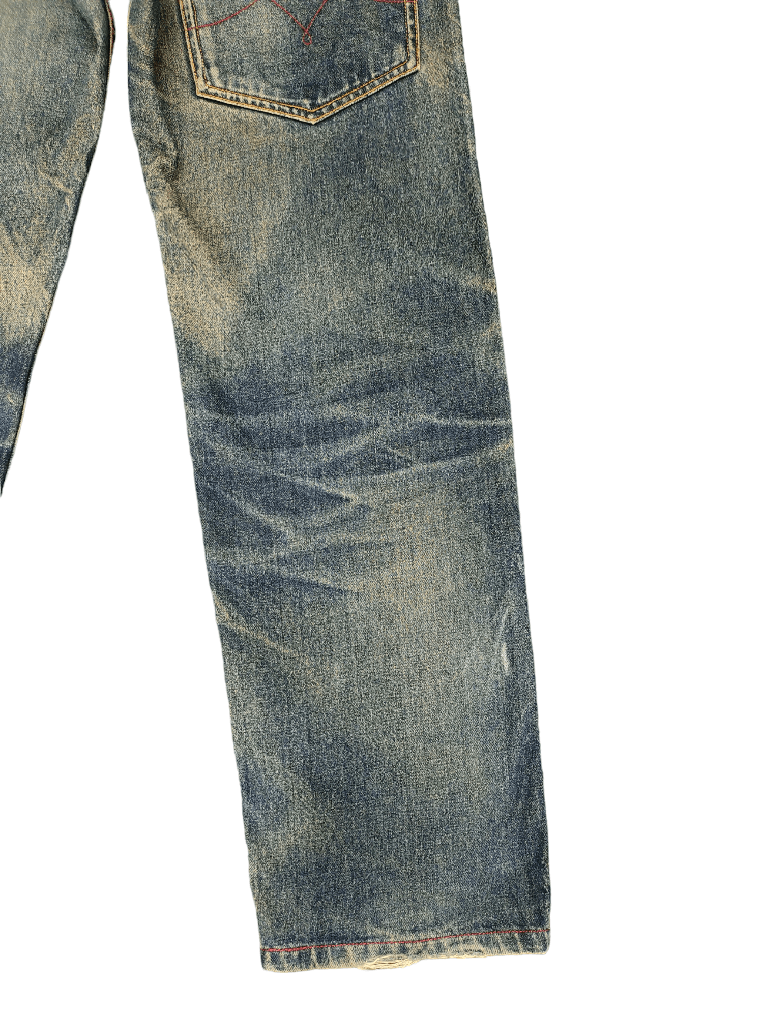 Kapital Changing Times Reversible Selvedge Denim Relaxed Orslow Size US 29 - 16 Thumbnail