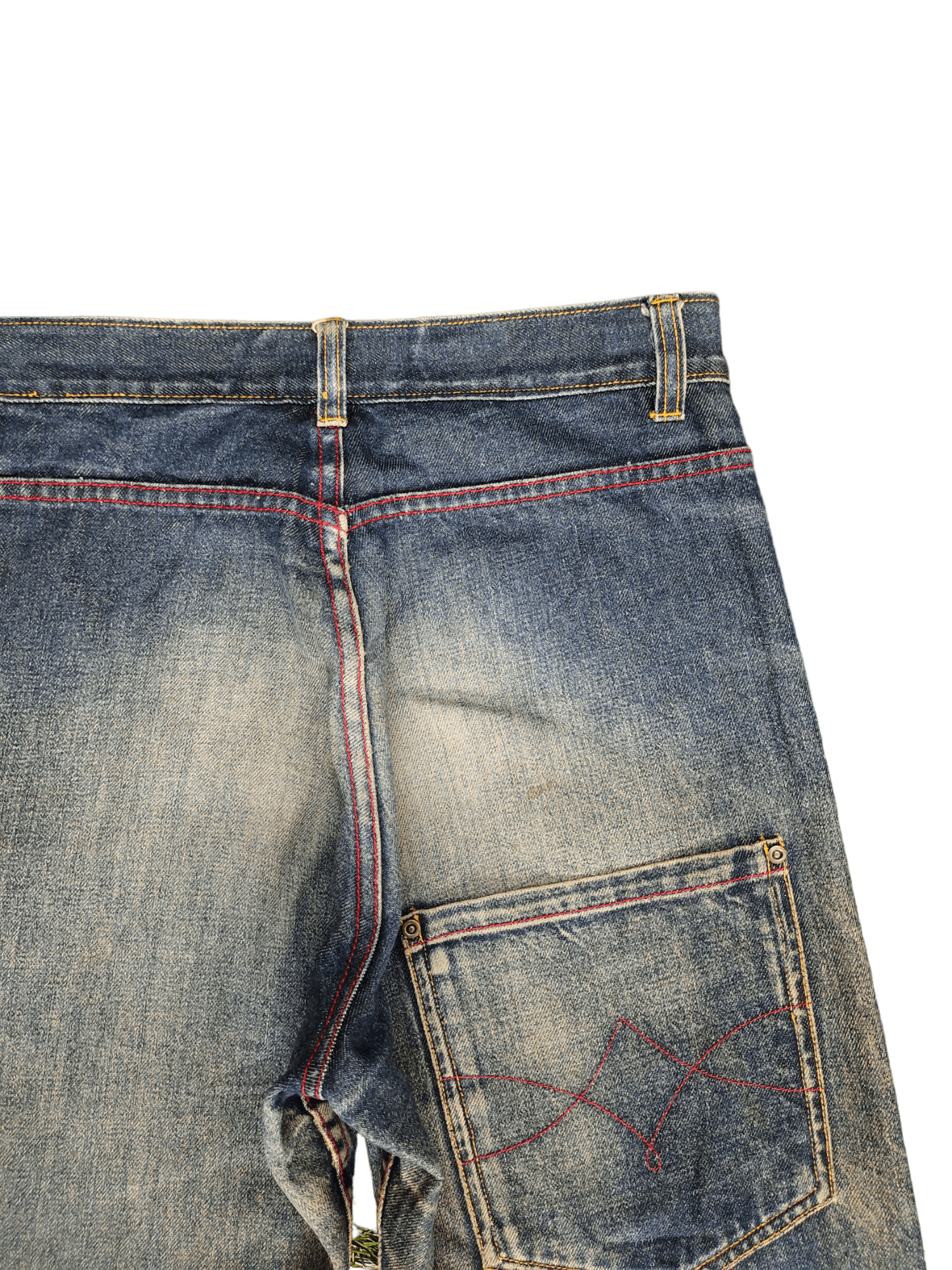 Kapital Changing Times Reversible Selvedge Denim Relaxed Orslow Size US 29 - 13 Thumbnail