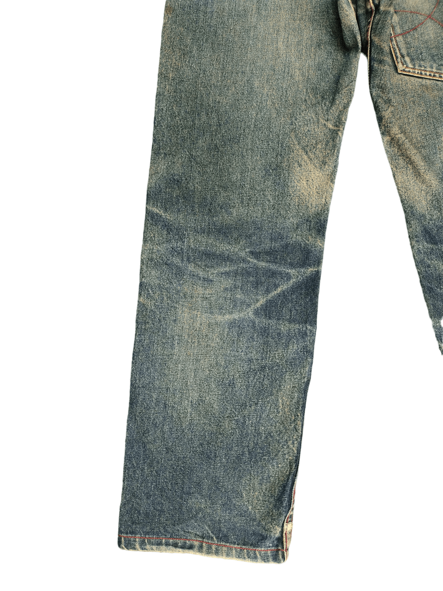 Kapital Changing Times Reversible Selvedge Denim Relaxed Orslow Size US 29 - 17 Thumbnail