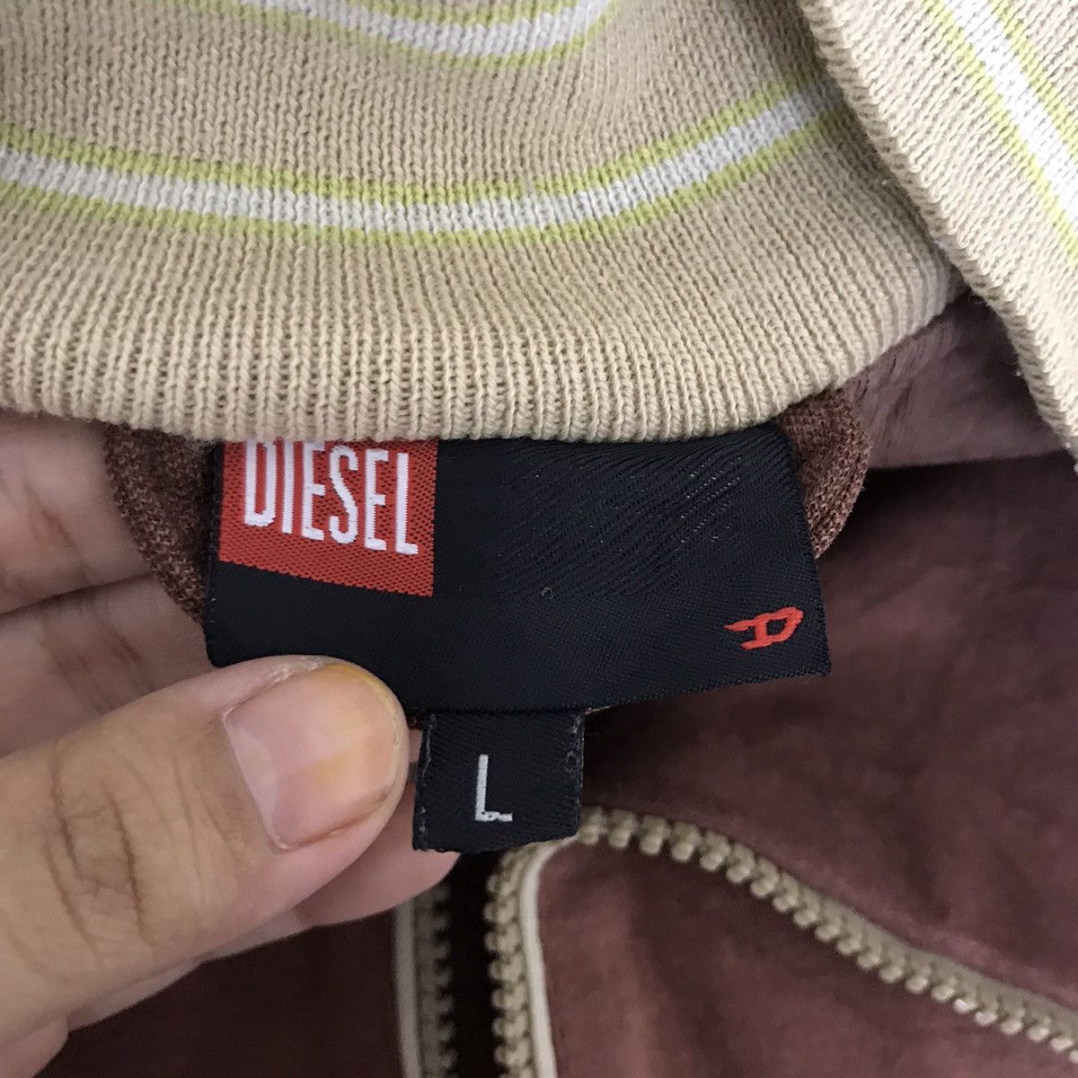 Diesel DIESEL JEANS Full Zipper Ringer Sweater Sweatshirt Size US L / EU 52-54 / 3 - 5 Thumbnail