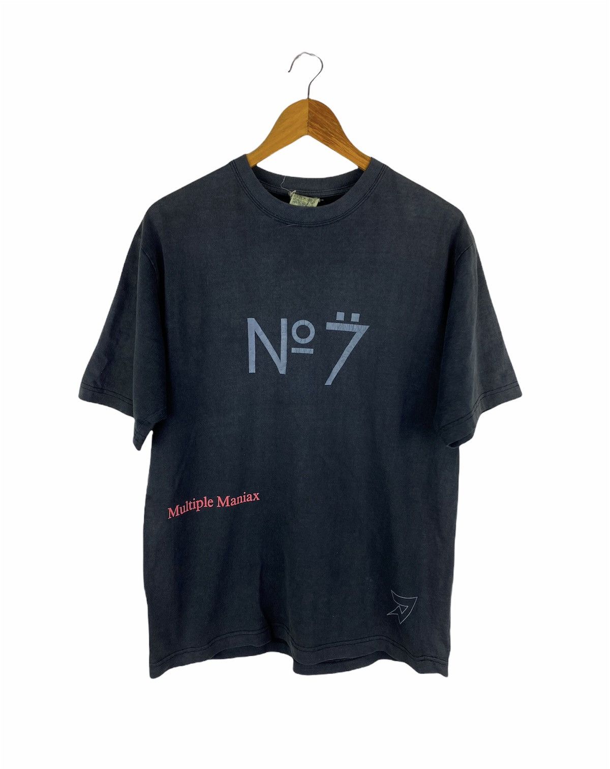 Designer × Japanese Brand Vintage Multiple Maniax No.7 Graphic T-Shirt Black 2000s Size US L / EU 52-54 / 3 - 2 Thumbnail