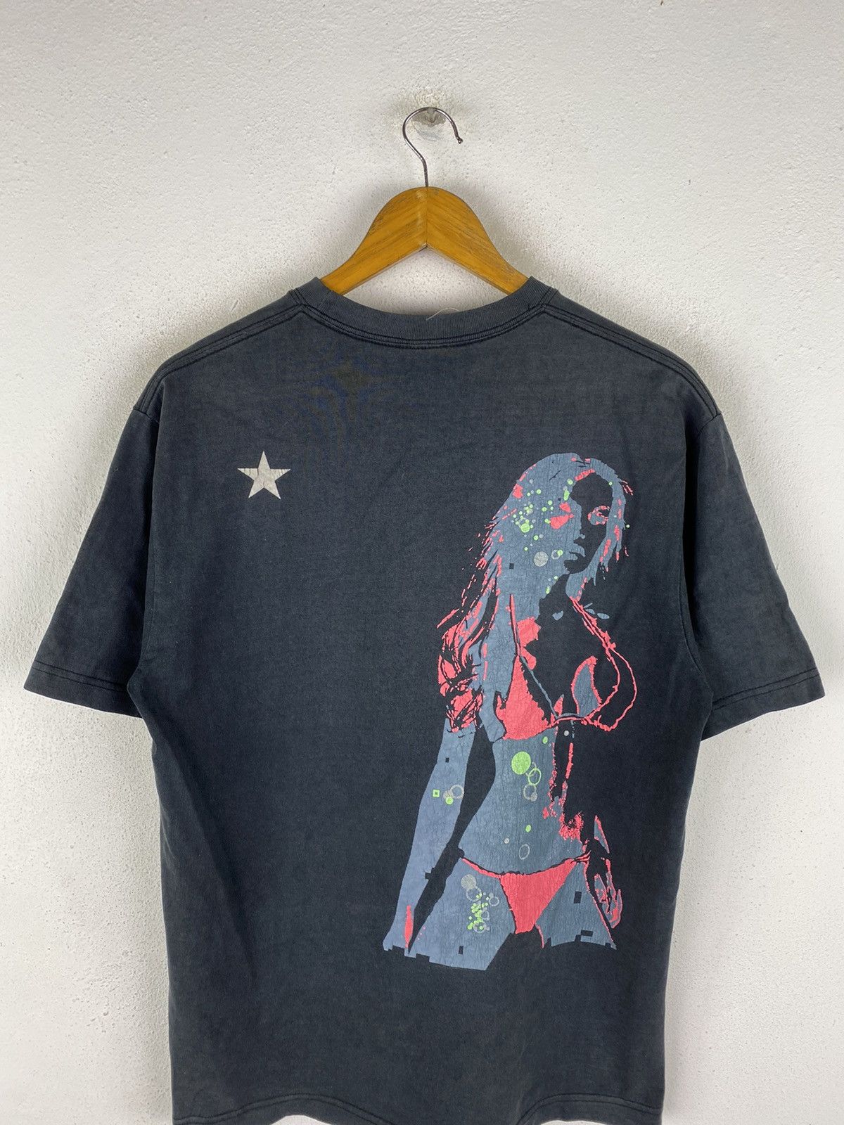 Designer × Japanese Brand Vintage Multiple Maniax No.7 Graphic T-Shirt Black 2000s Size US L / EU 52-54 / 3 - 4 Thumbnail