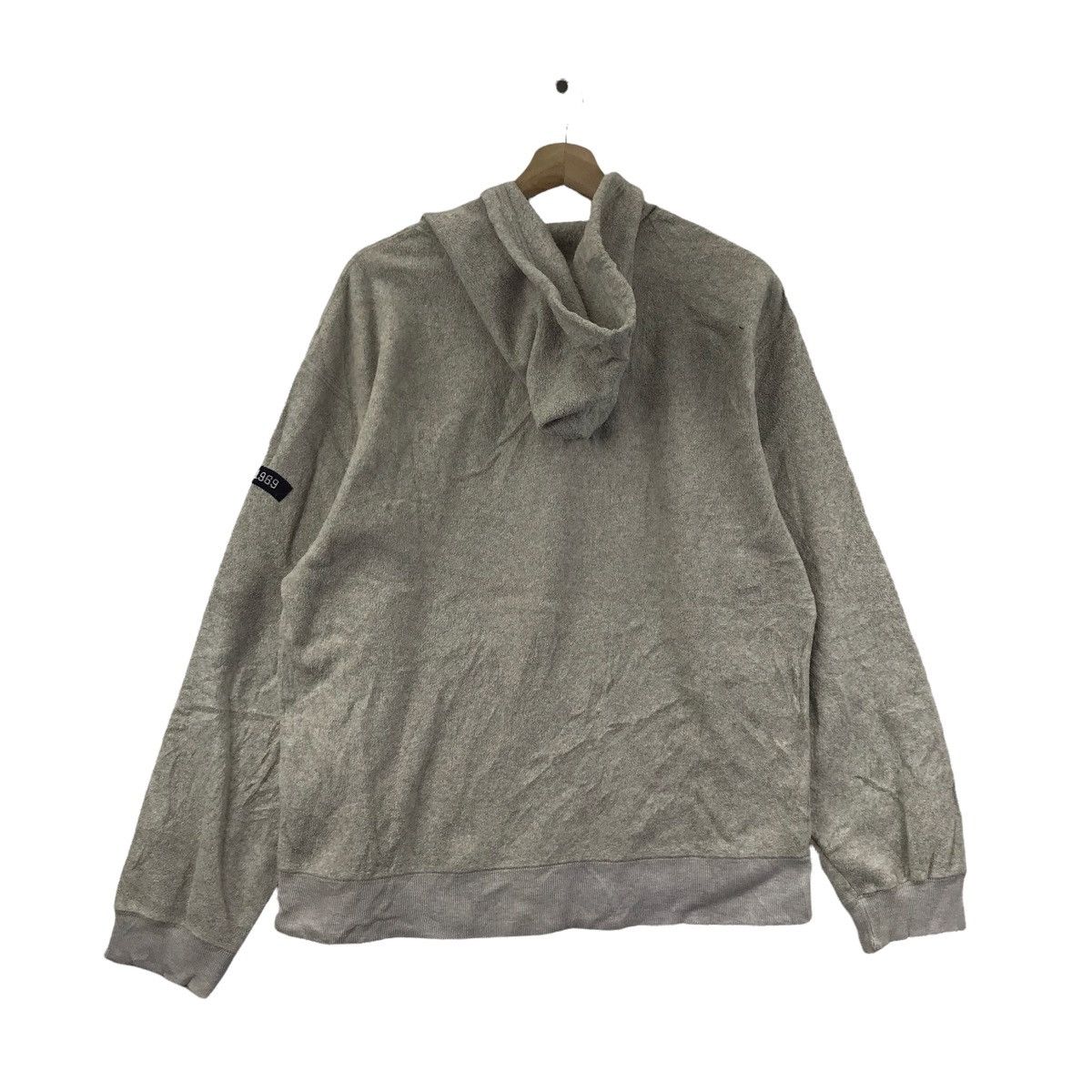 Gap Vintage GAP EMBROIDERED Logo Grey Hoodie Sweatshirt Fleece Size US M / EU 48-50 / 2 - 8 Thumbnail