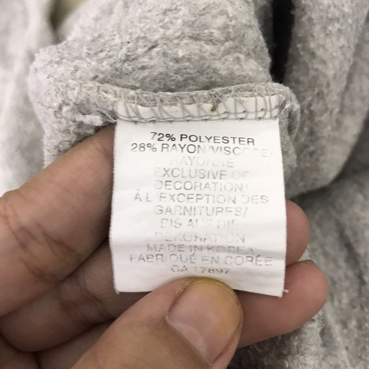 Gap Vintage GAP EMBROIDERED Logo Grey Hoodie Sweatshirt Fleece Size US M / EU 48-50 / 2 - 6 Thumbnail