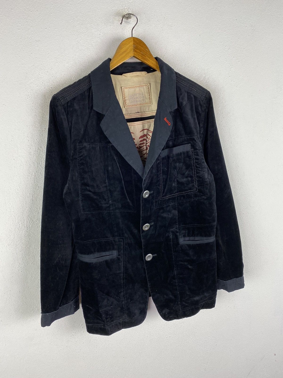 Designer × Marithe + Francois Girbaud 🔥SALE🔥MARITHE FRANCOIS GIRBAUD VELVET JACKET Size US M / EU 48-50 / 2 - 7 Thumbnail