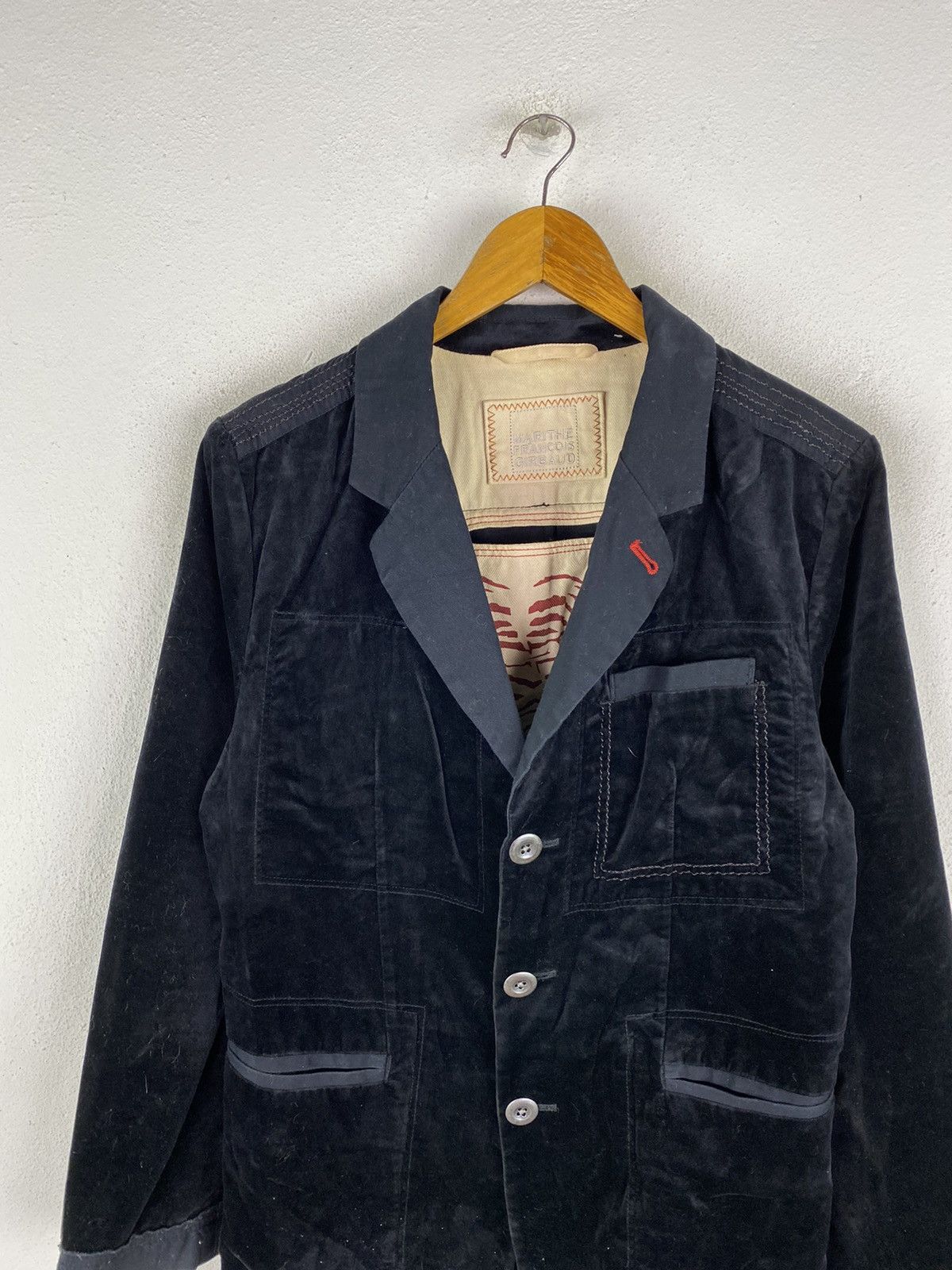 Designer × Marithe + Francois Girbaud 🔥SALE🔥MARITHE FRANCOIS GIRBAUD VELVET JACKET Size US M / EU 48-50 / 2 - 8 Thumbnail