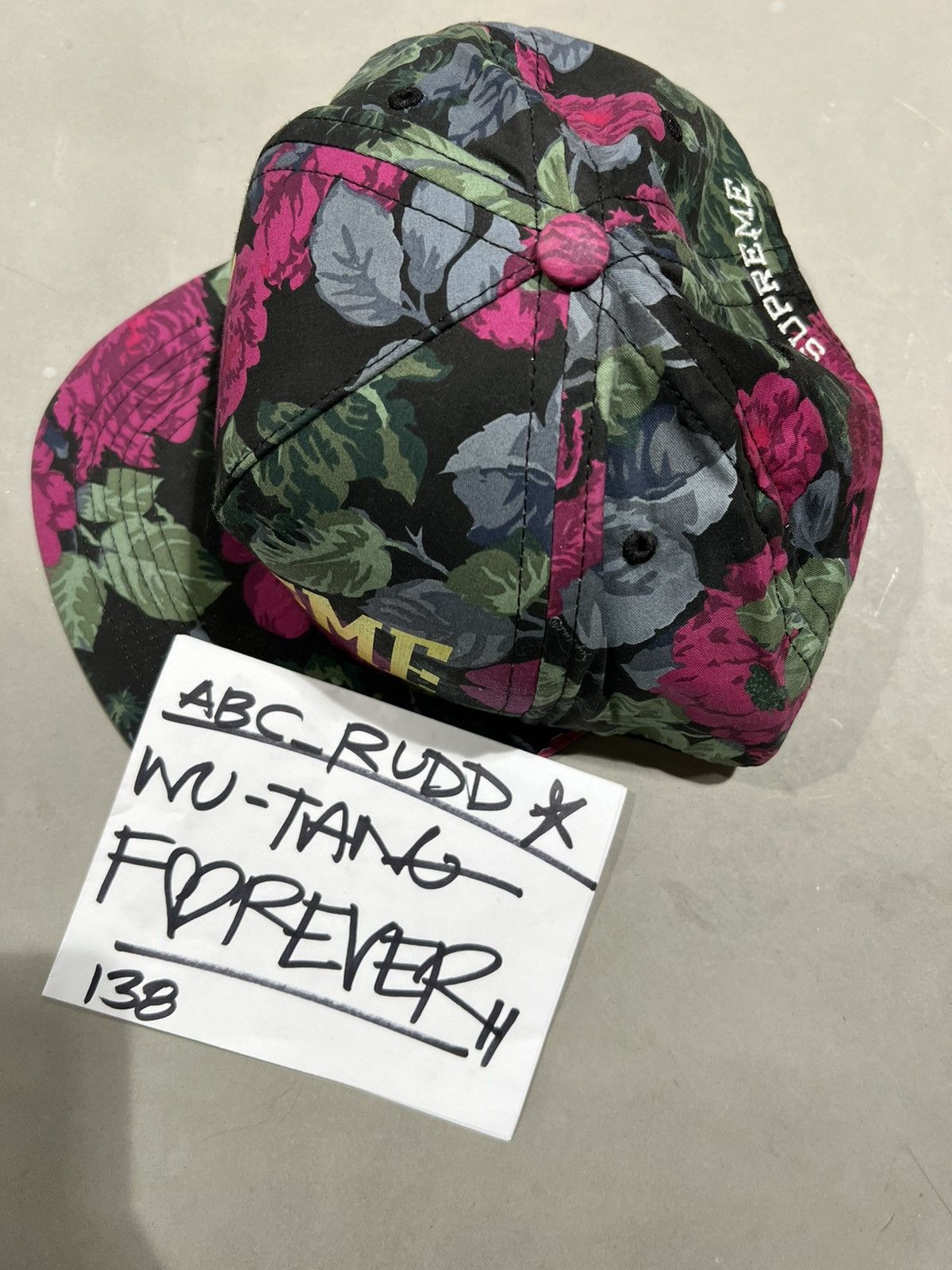 Supreme Supreme Floral 5-Panel Black SS18 Size ONE SIZE - 5 Thumbnail