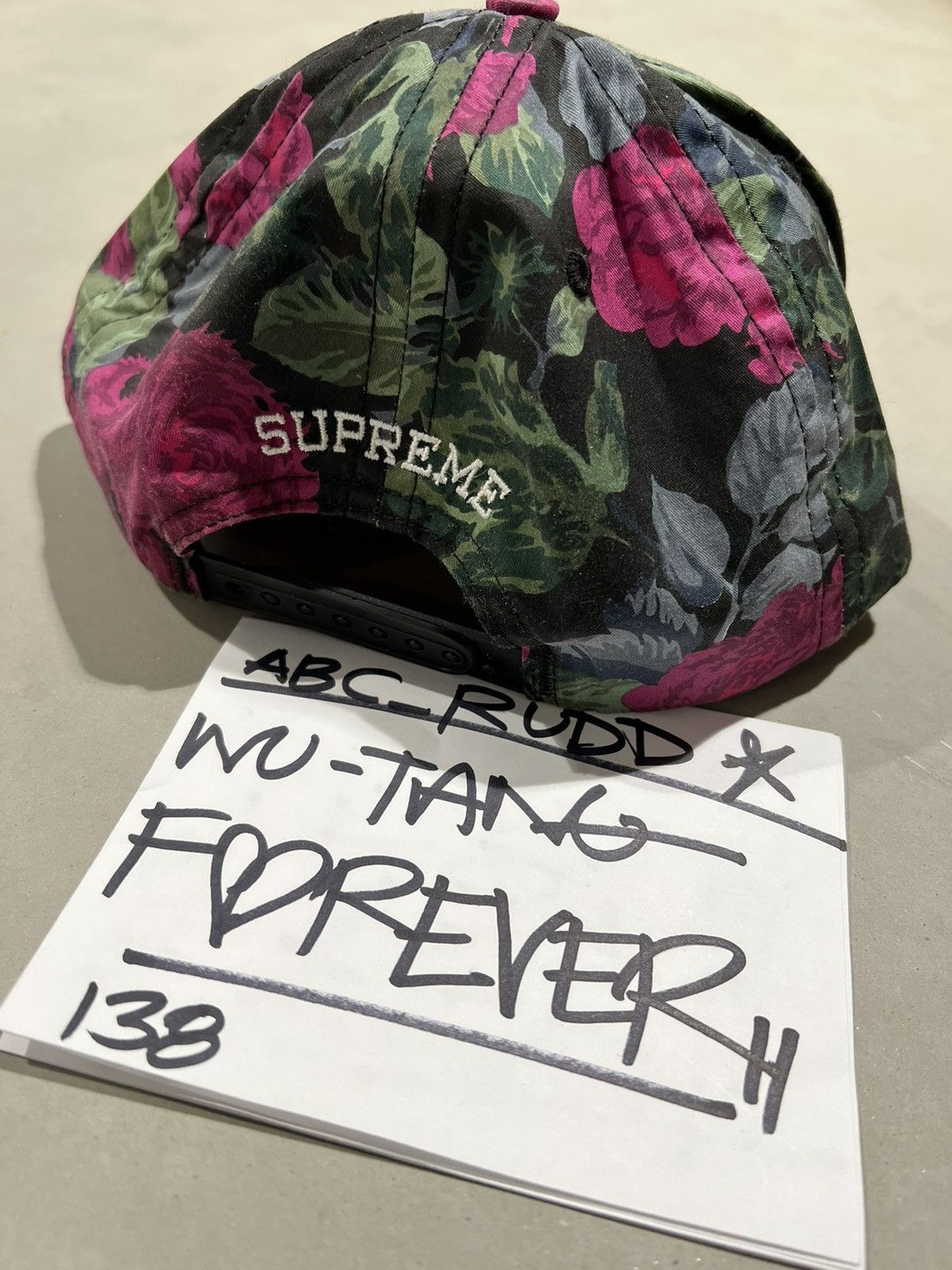 Supreme Supreme Floral 5-Panel Black SS18 Size ONE SIZE - 4 Thumbnail