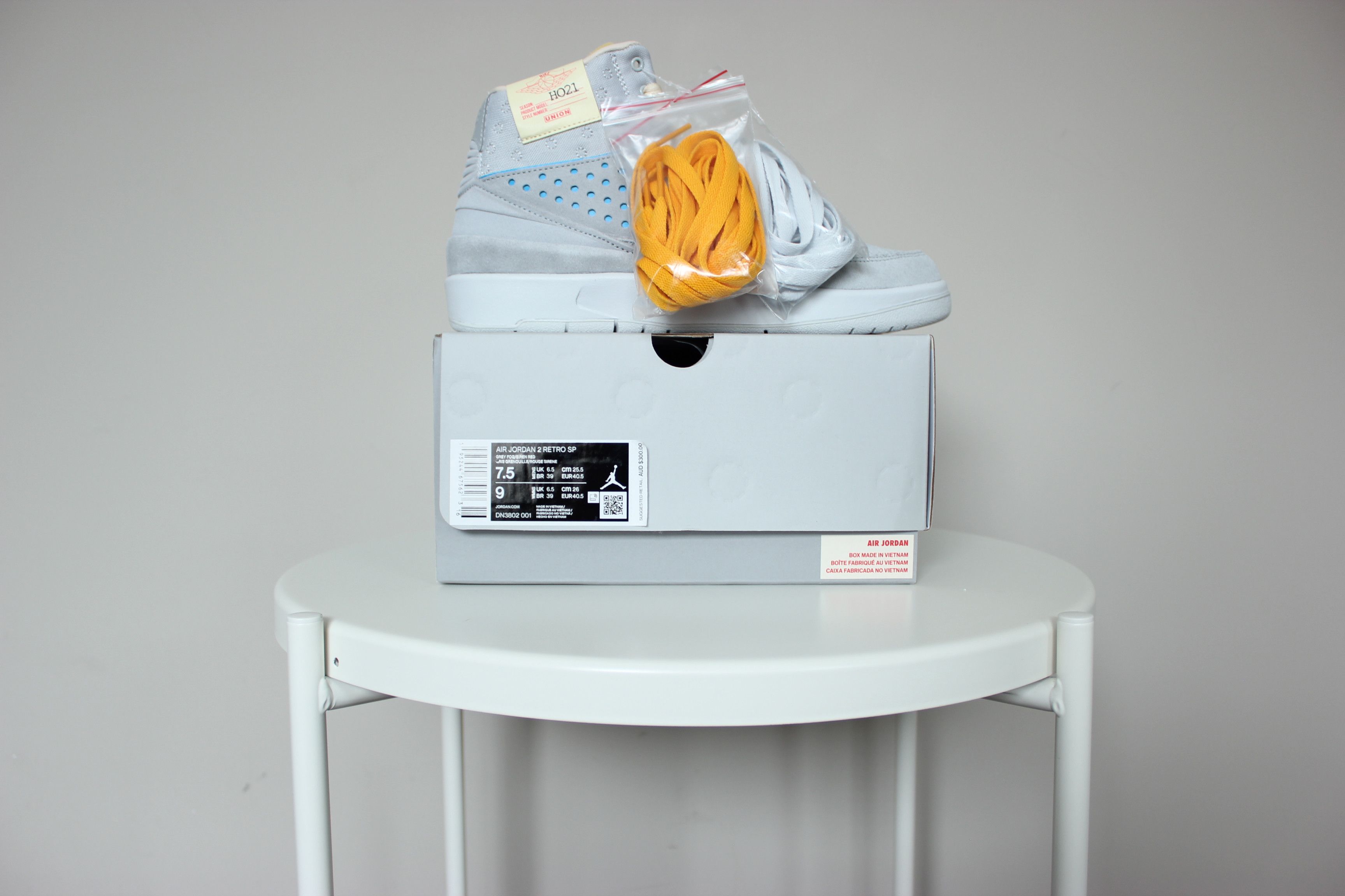 Nike × Union LA Air Jordan 2 Retro SP x Union LA Grey Fog Size US 7.5 / EU 40-41 - 6 Thumbnail