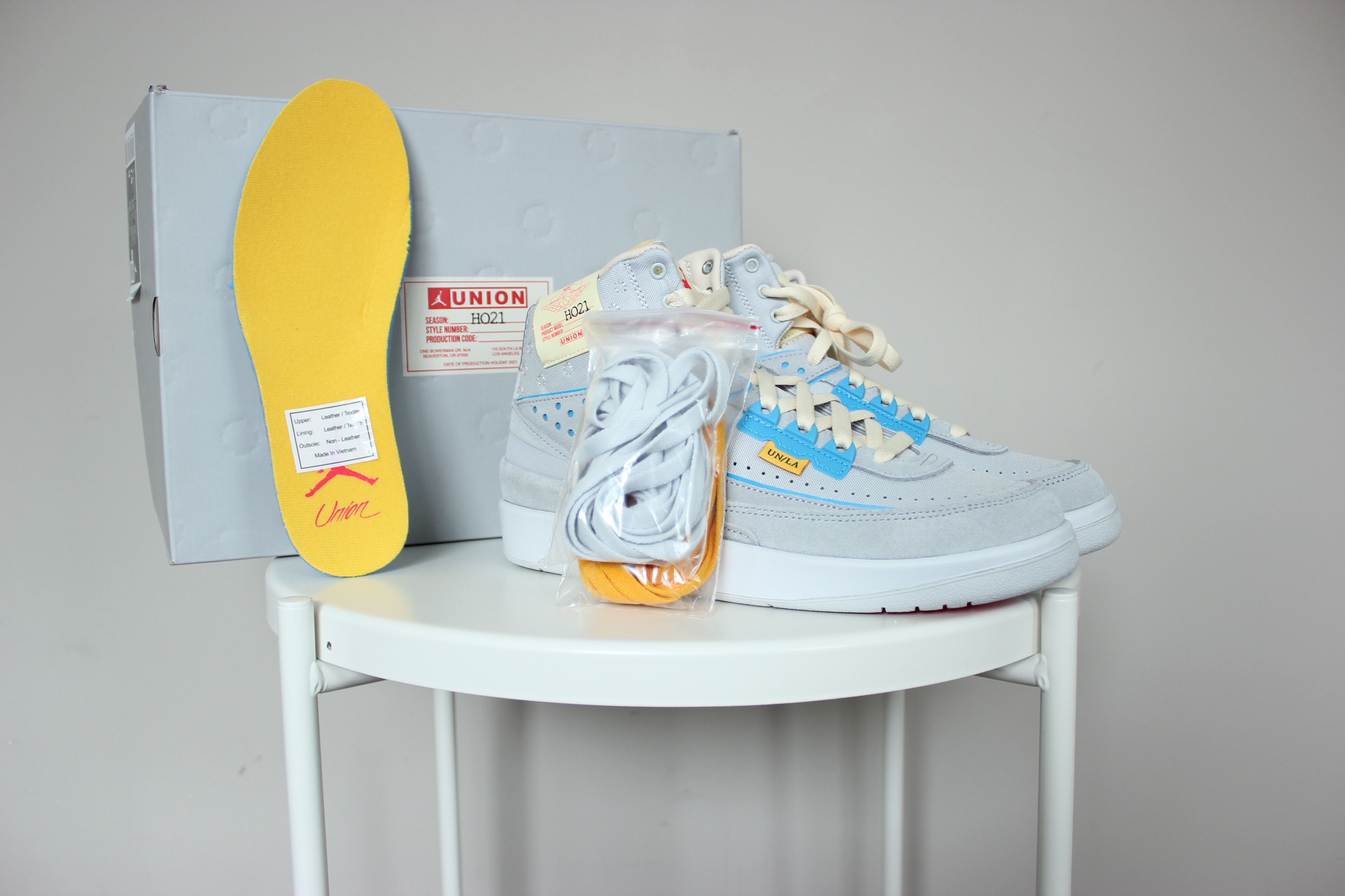 Nike × Union LA Air Jordan 2 Retro SP x Union LA Grey Fog Size US 7.5 / EU 40-41 - 11 Thumbnail