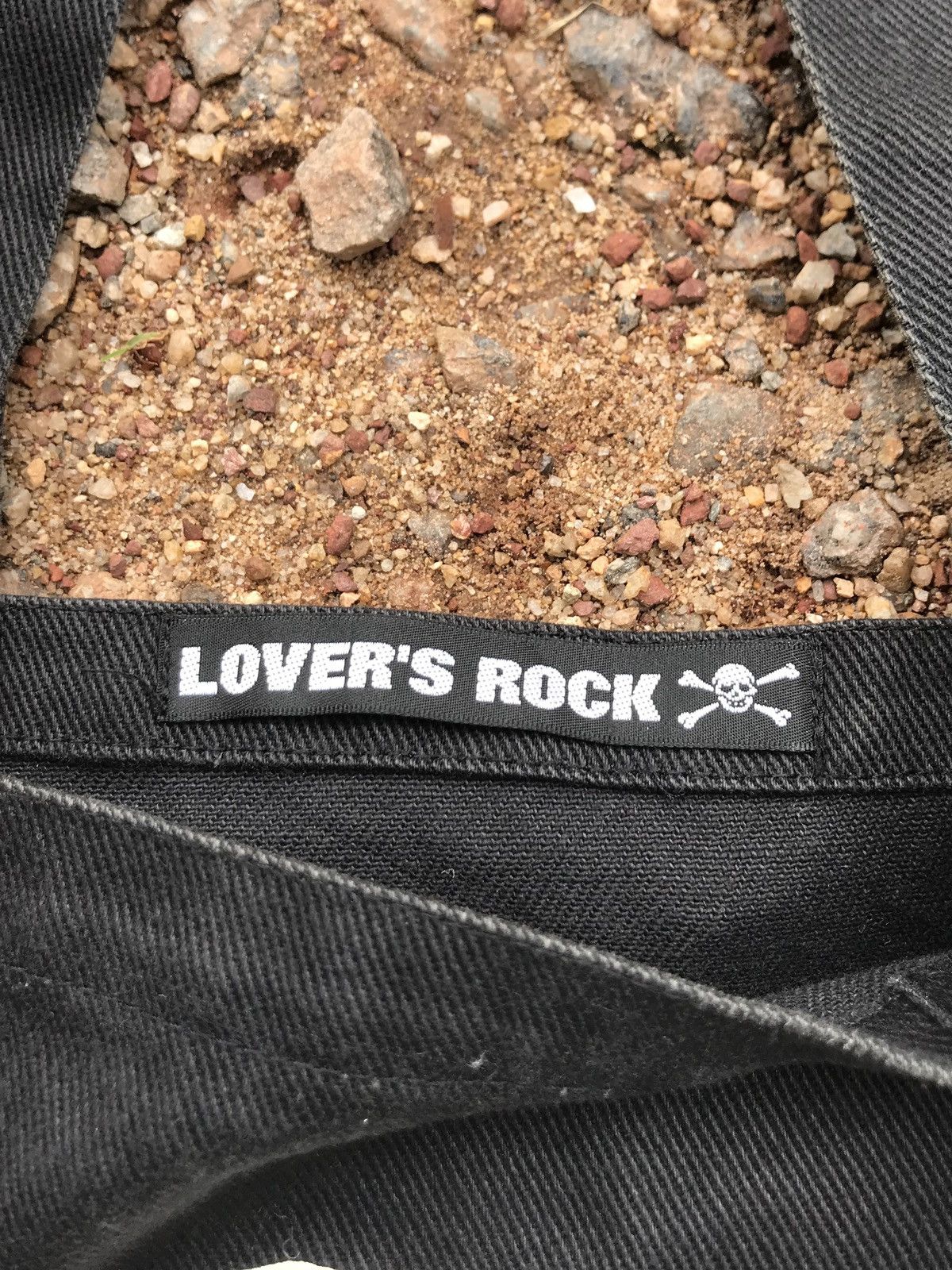 Japanese Brand × Vintage vintage rare 90s “lovers rock” skulls cross bones X totebag Size ONE SIZE - 4 Thumbnail