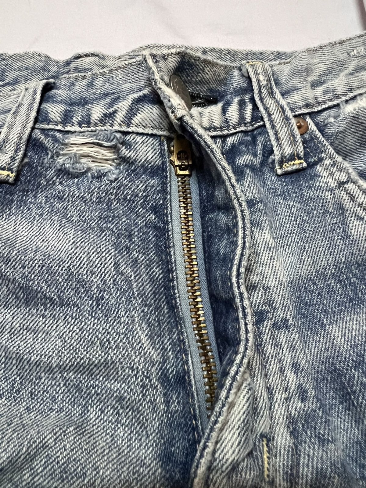 Japanese Brand Sick🔥 Japanese Brand RNA INC washer Patchwork Denim Grunge Size US 34 / EU 50 - 9 Thumbnail