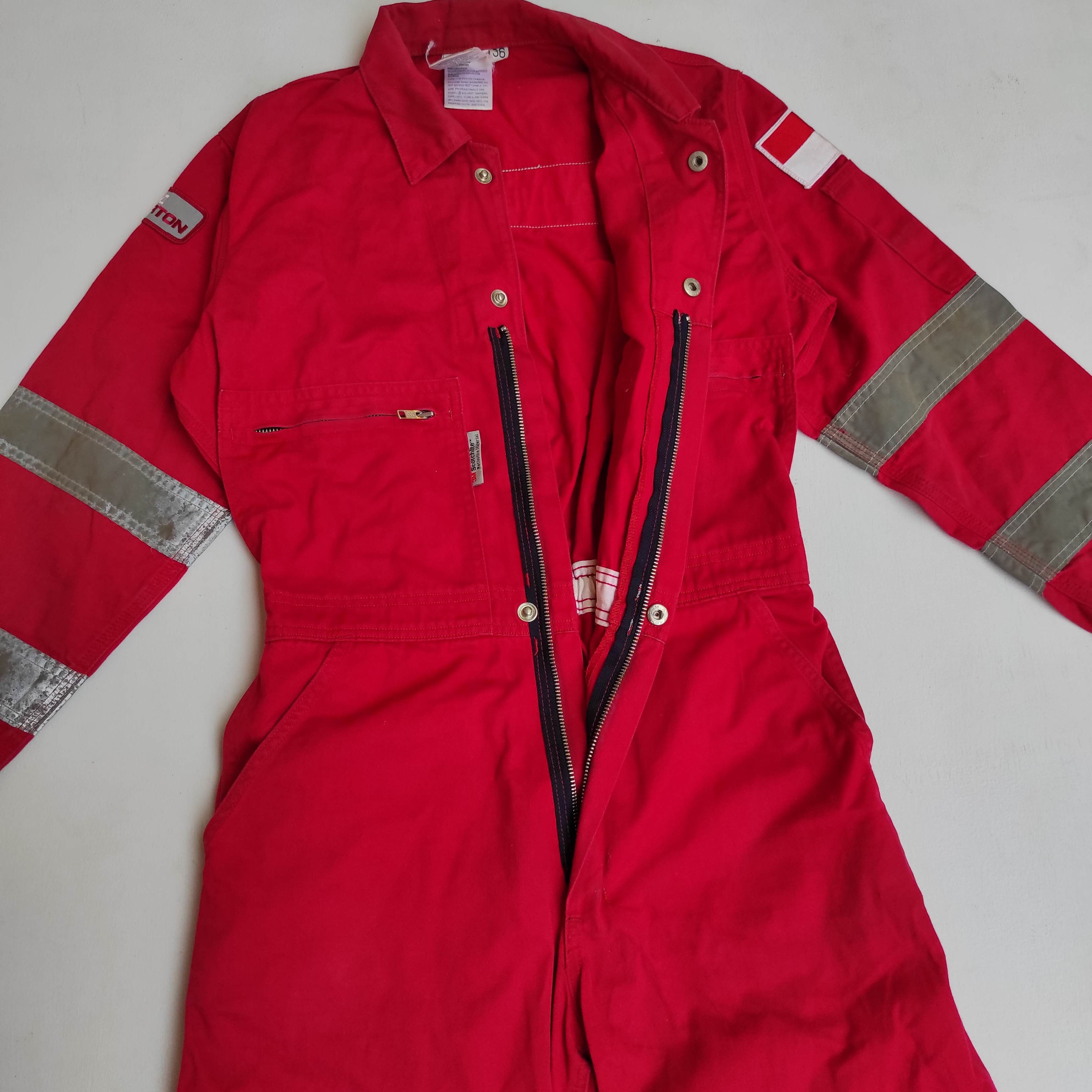 Vintage Halliburton Team Worker Coveralls Jumpsuits Size US 32 / EU 48 - 19 Thumbnail