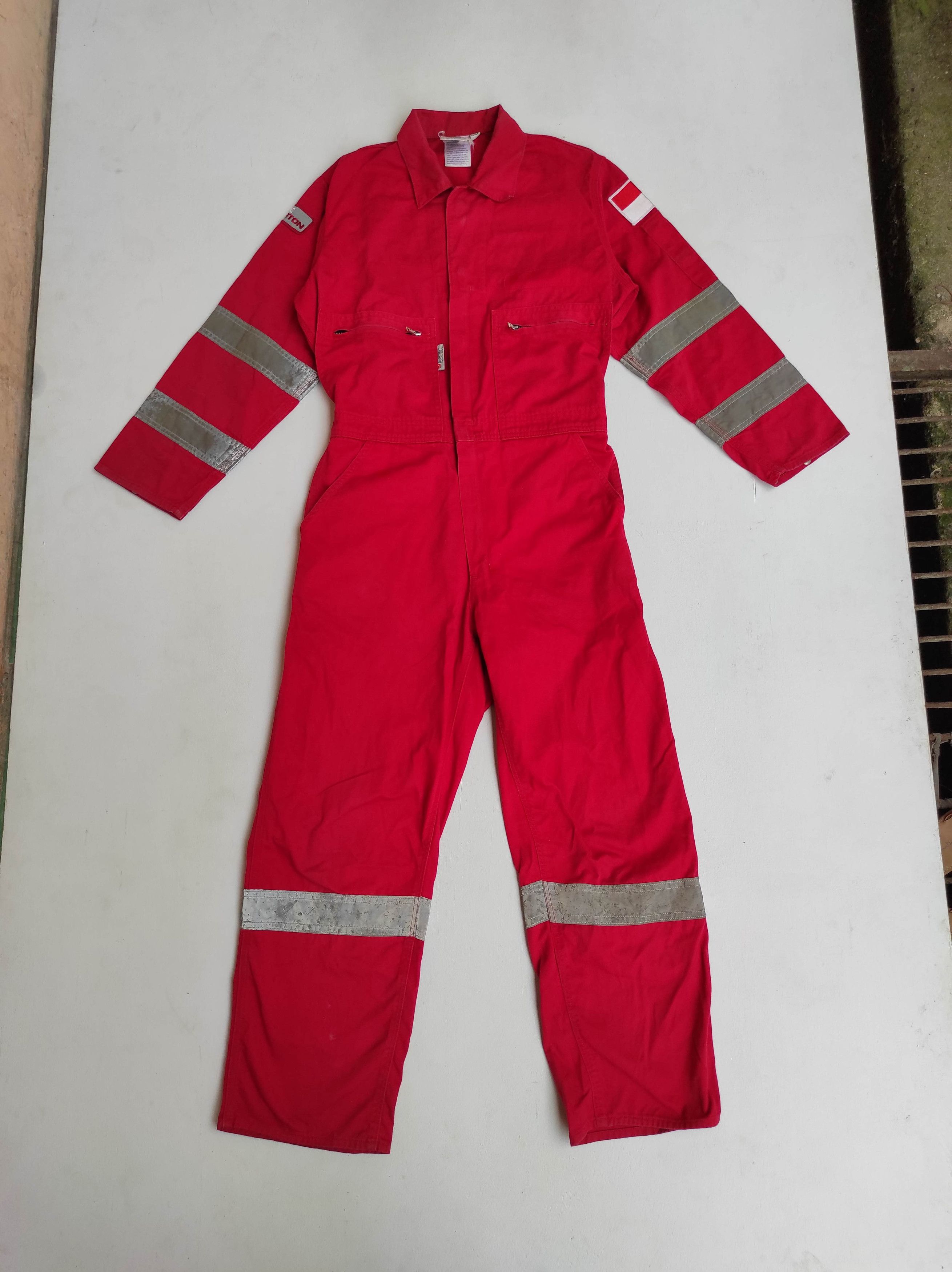 Vintage Halliburton Team Worker Coveralls Jumpsuits Size US 32 / EU 48 - 12 Thumbnail