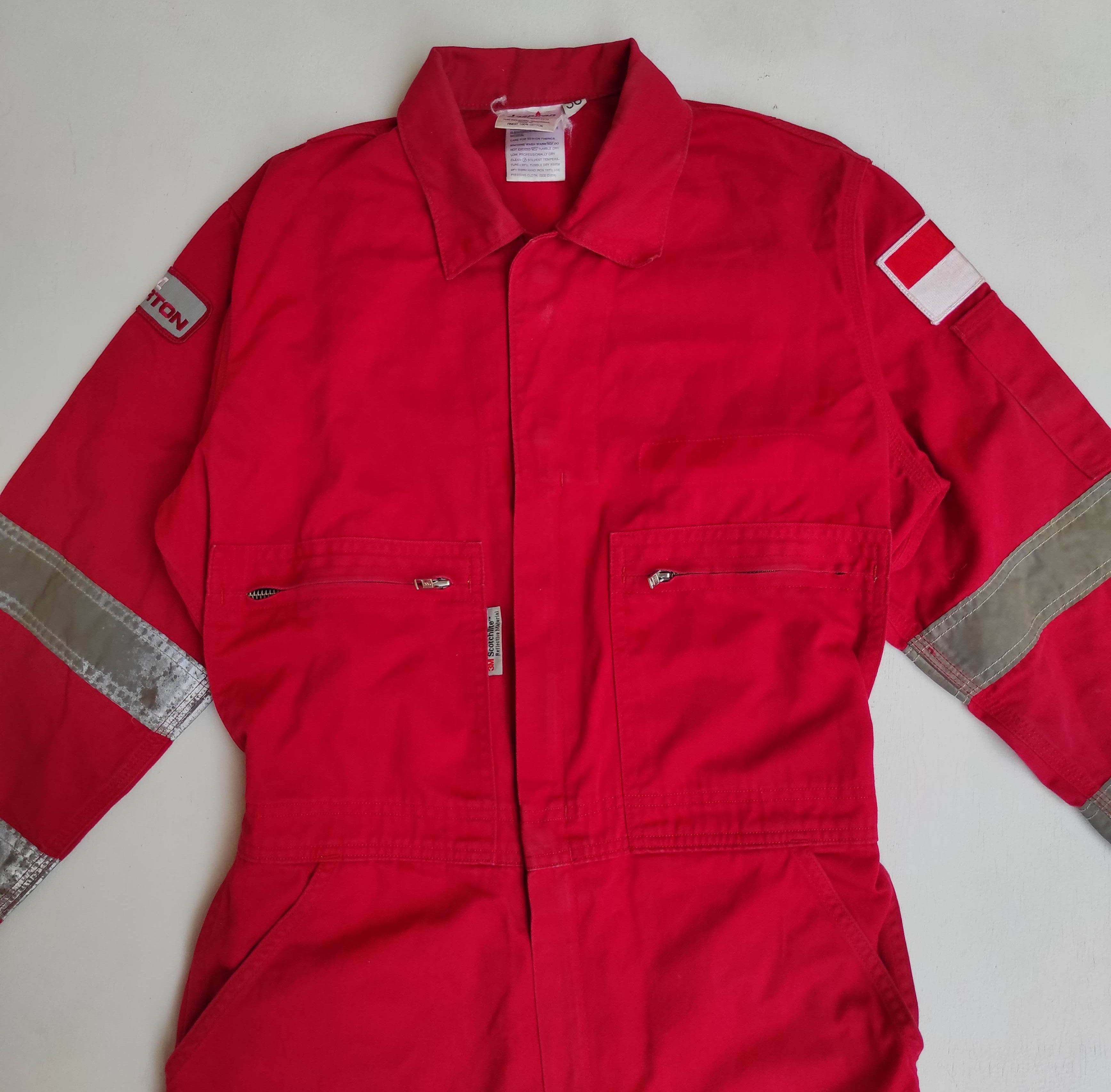 Vintage Halliburton Team Worker Coveralls Jumpsuits Size US 32 / EU 48 - 13 Thumbnail