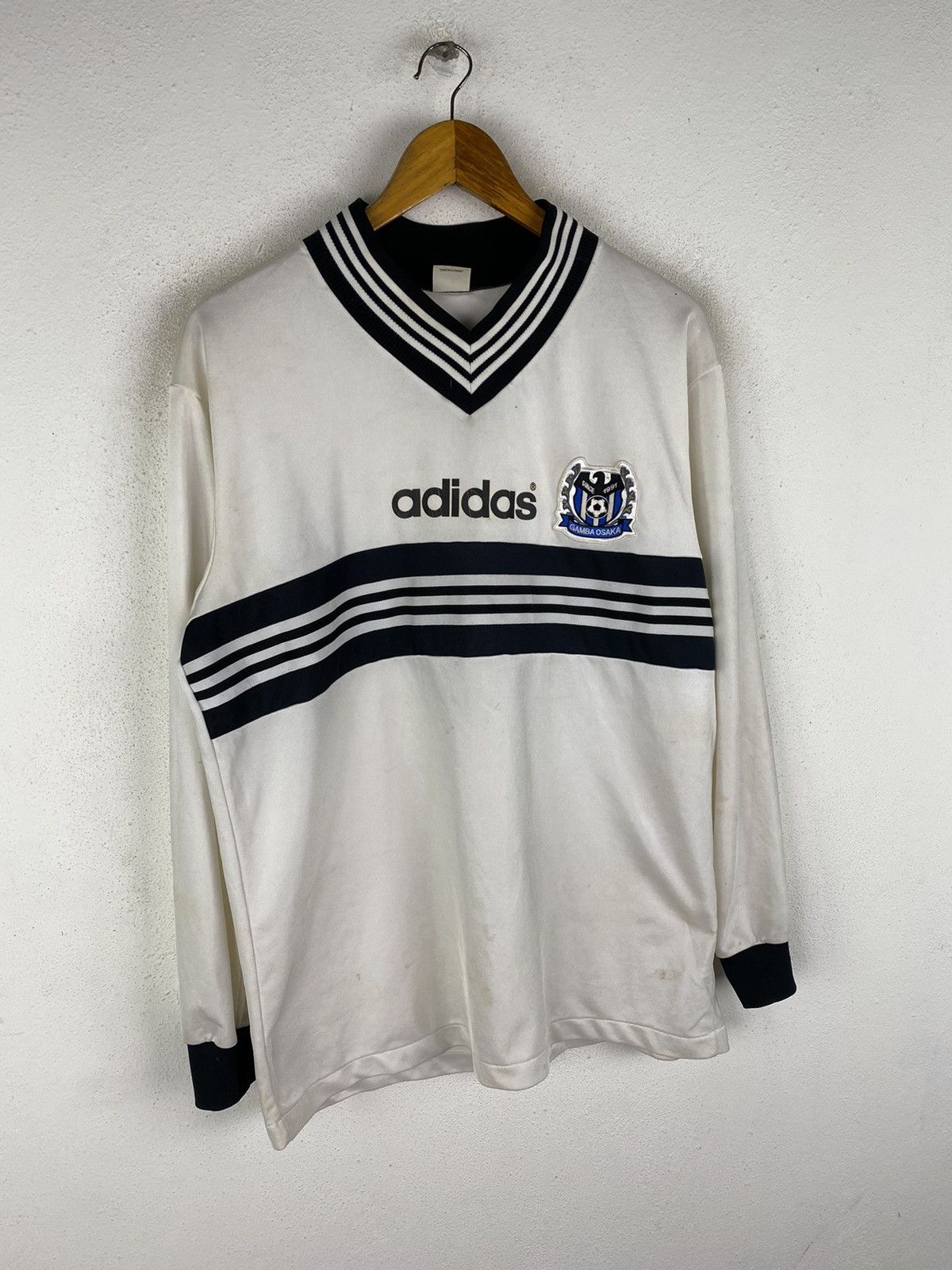 Adidas × Vintage 🔥DHL SHIPPING🔥VINTAGE GAMBA OSAKA JERSEY BY ADIDAS Size US L / EU 52-54 / 3 - 3 Thumbnail