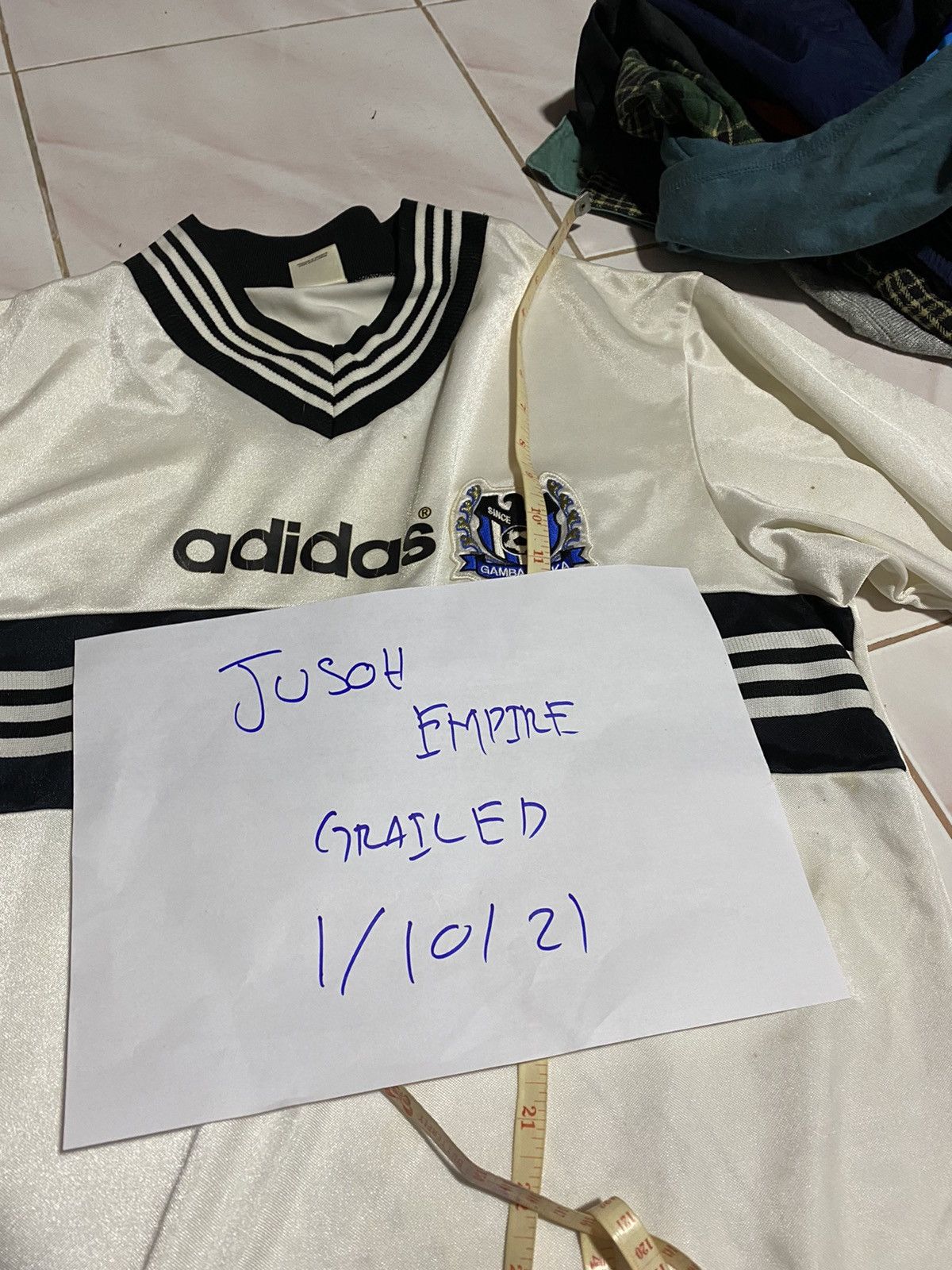 Adidas × Vintage 🔥DHL SHIPPING🔥VINTAGE GAMBA OSAKA JERSEY BY ADIDAS Size US L / EU 52-54 / 3 - 9 Thumbnail