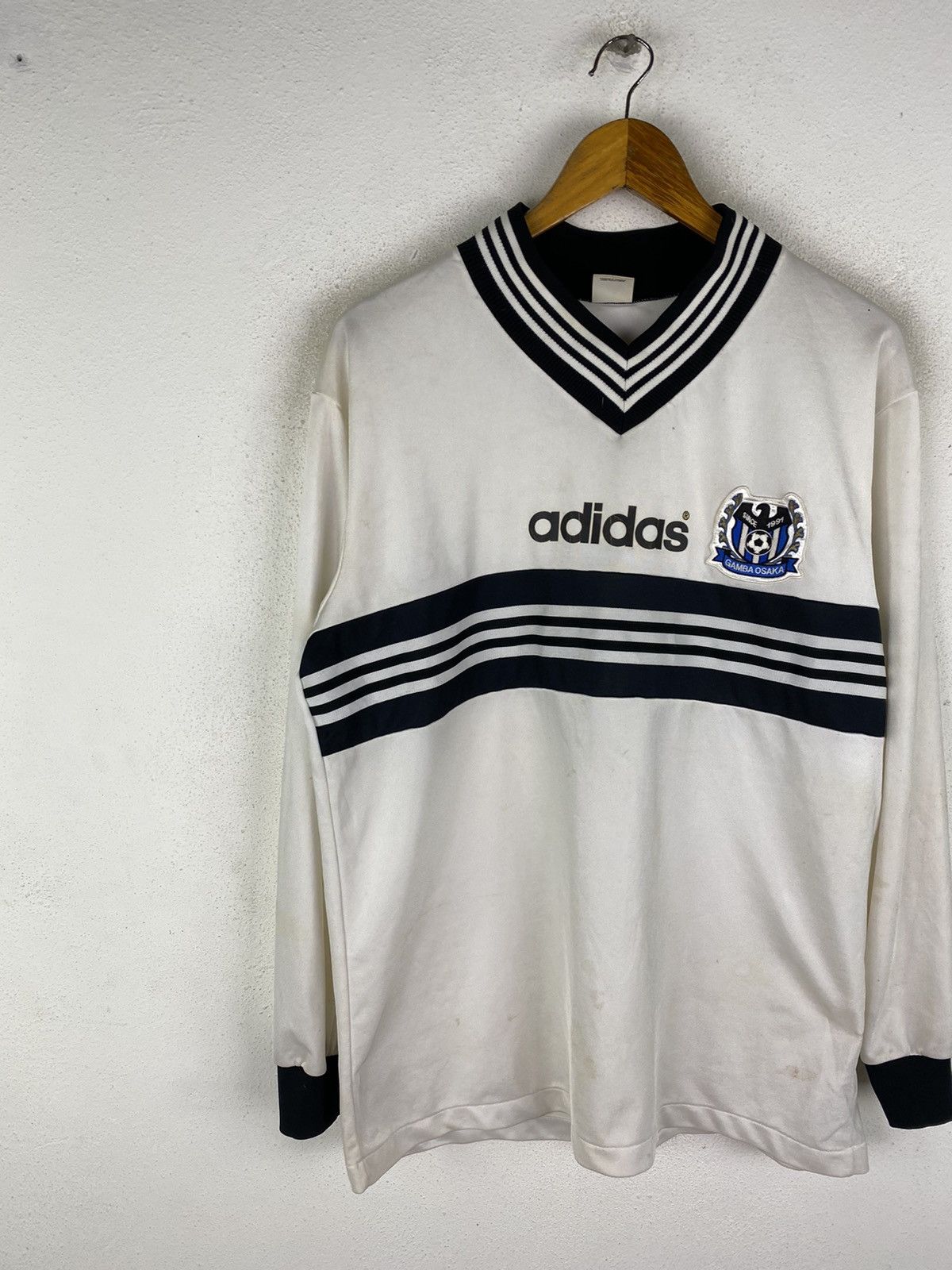 Adidas × Vintage 🔥DHL SHIPPING🔥VINTAGE GAMBA OSAKA JERSEY BY ADIDAS Size US L / EU 52-54 / 3 - 4 Thumbnail