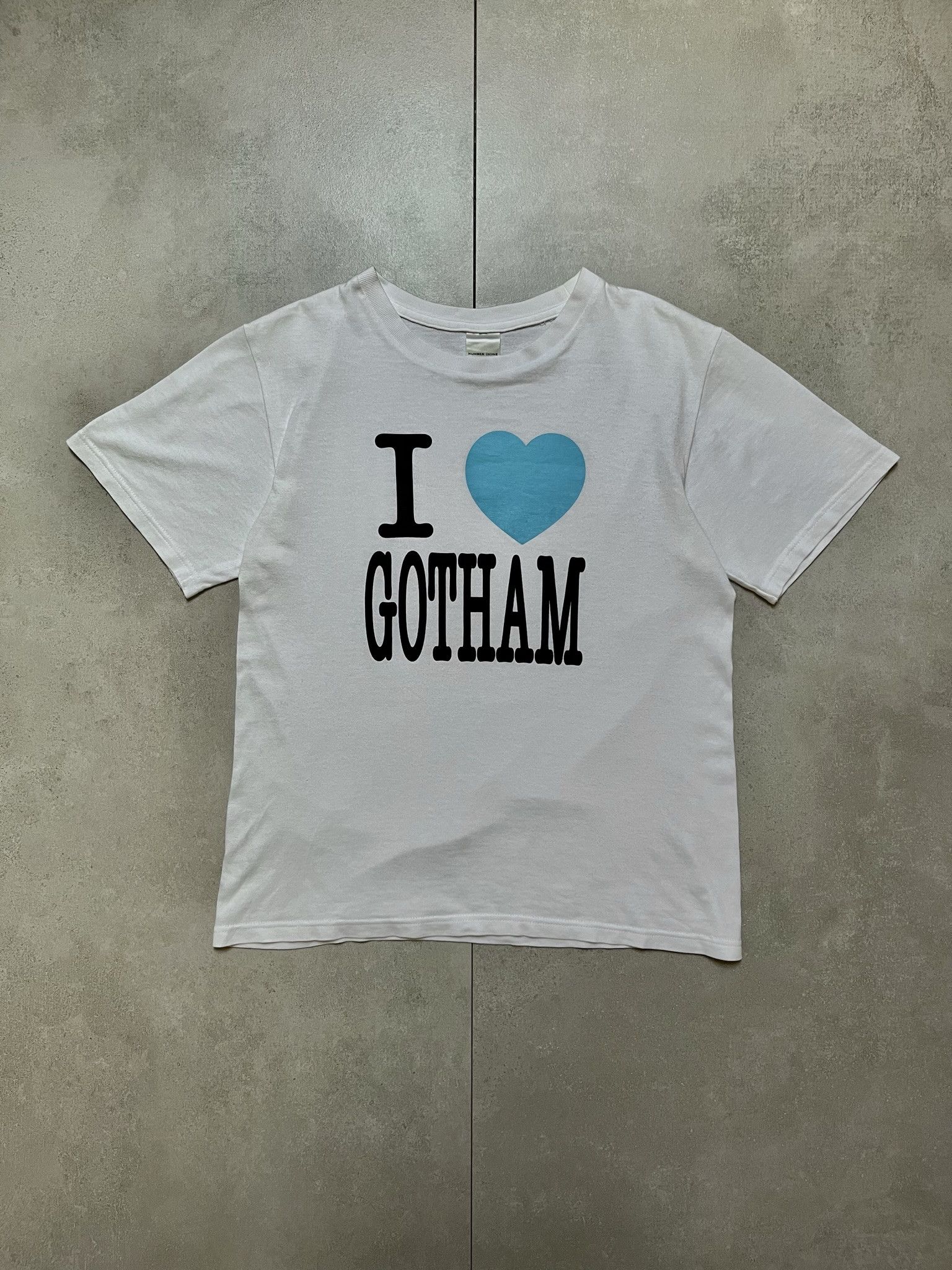 ナンバーナイン　SS02 i love gotham tシャツ　サイズ3 NUMBER (N)INE(ナンバーナイン) 02SSモダンエイジ期 I LOVE