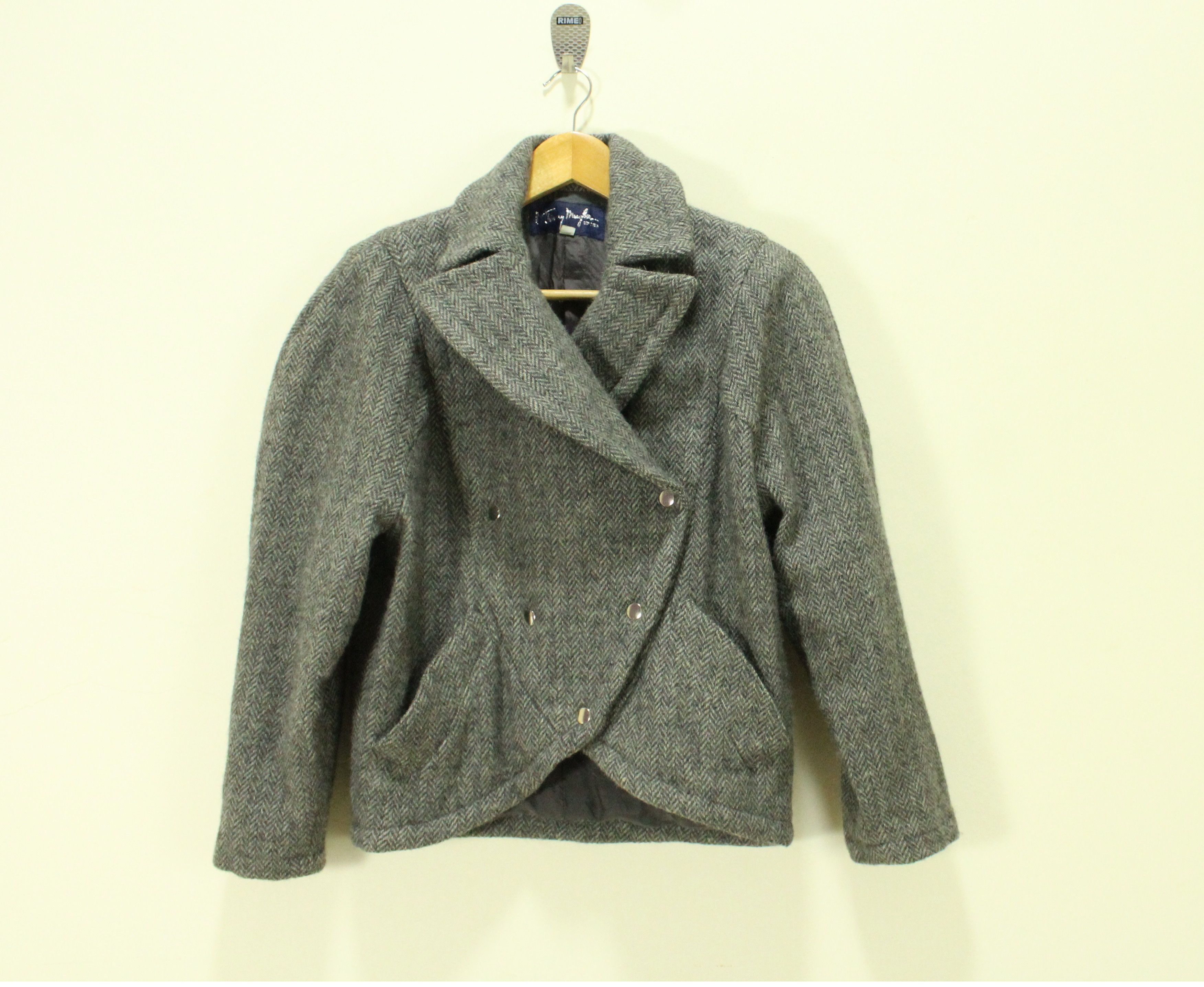 Thierry Mugler THIERRY MUGLER Jacket Wool Mohair Vintage Size M / US 6-8 / IT 42-44 - 3 Thumbnail