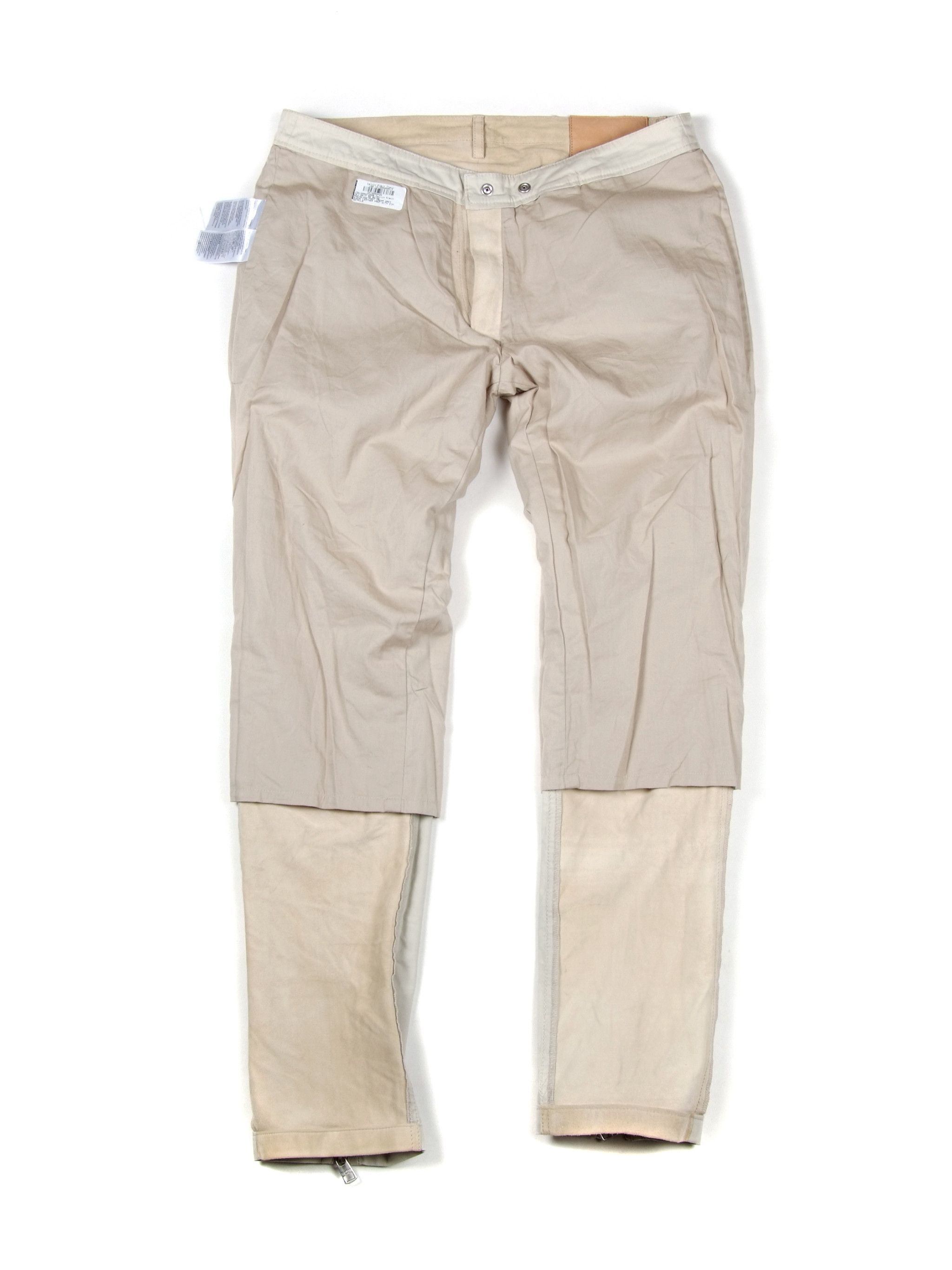 Calvin Klein × Calvin Klein 205W39NYC × Raf Simons Rare Calvin Klein Capsule Suede Zip Detail Biker Pants Size US 32 / EU 48 - 4 Thumbnail
