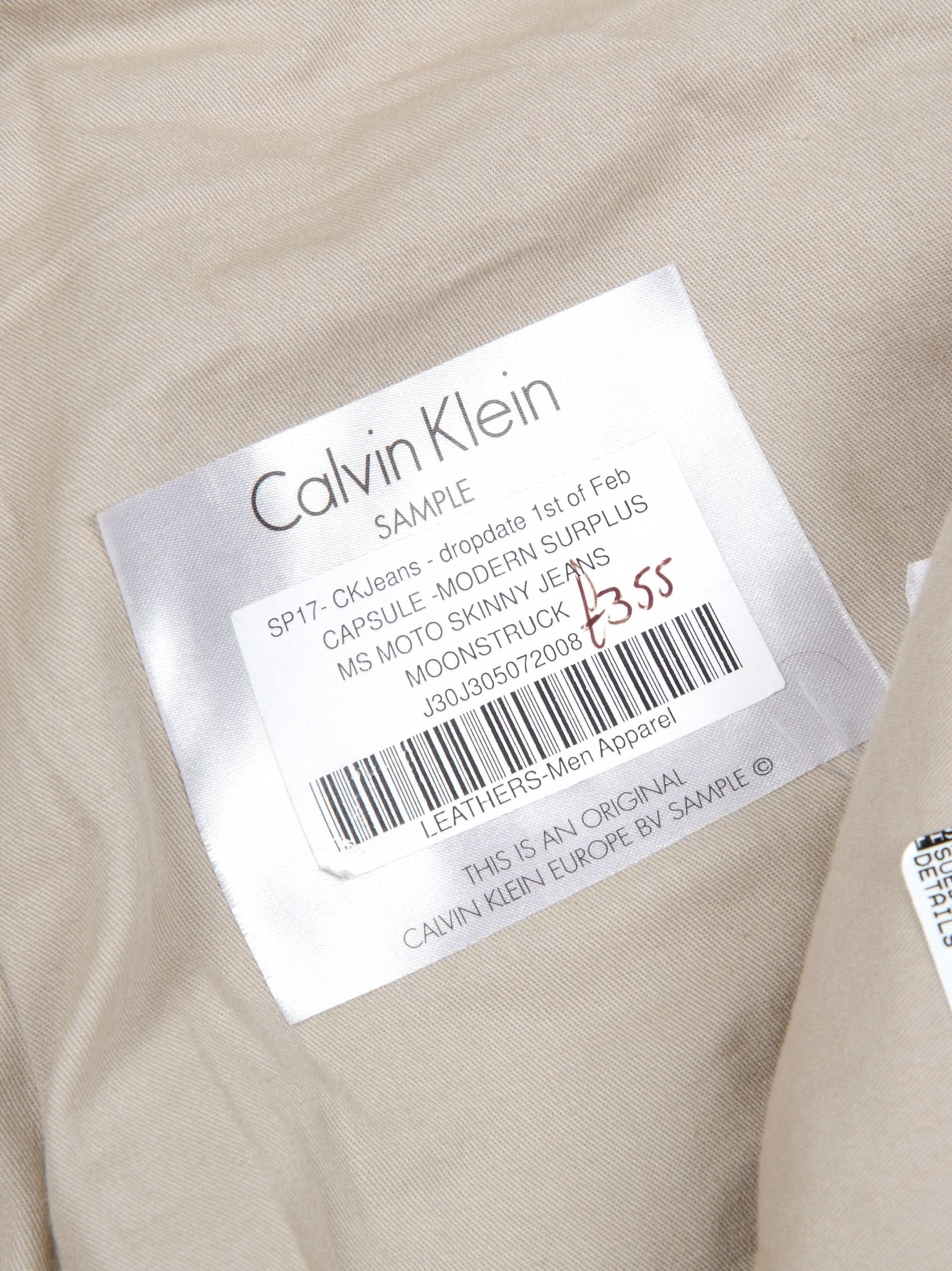 Calvin Klein × Calvin Klein 205W39NYC × Raf Simons Rare Calvin Klein Capsule Suede Zip Detail Biker Pants Size US 32 / EU 48 - 9 Thumbnail